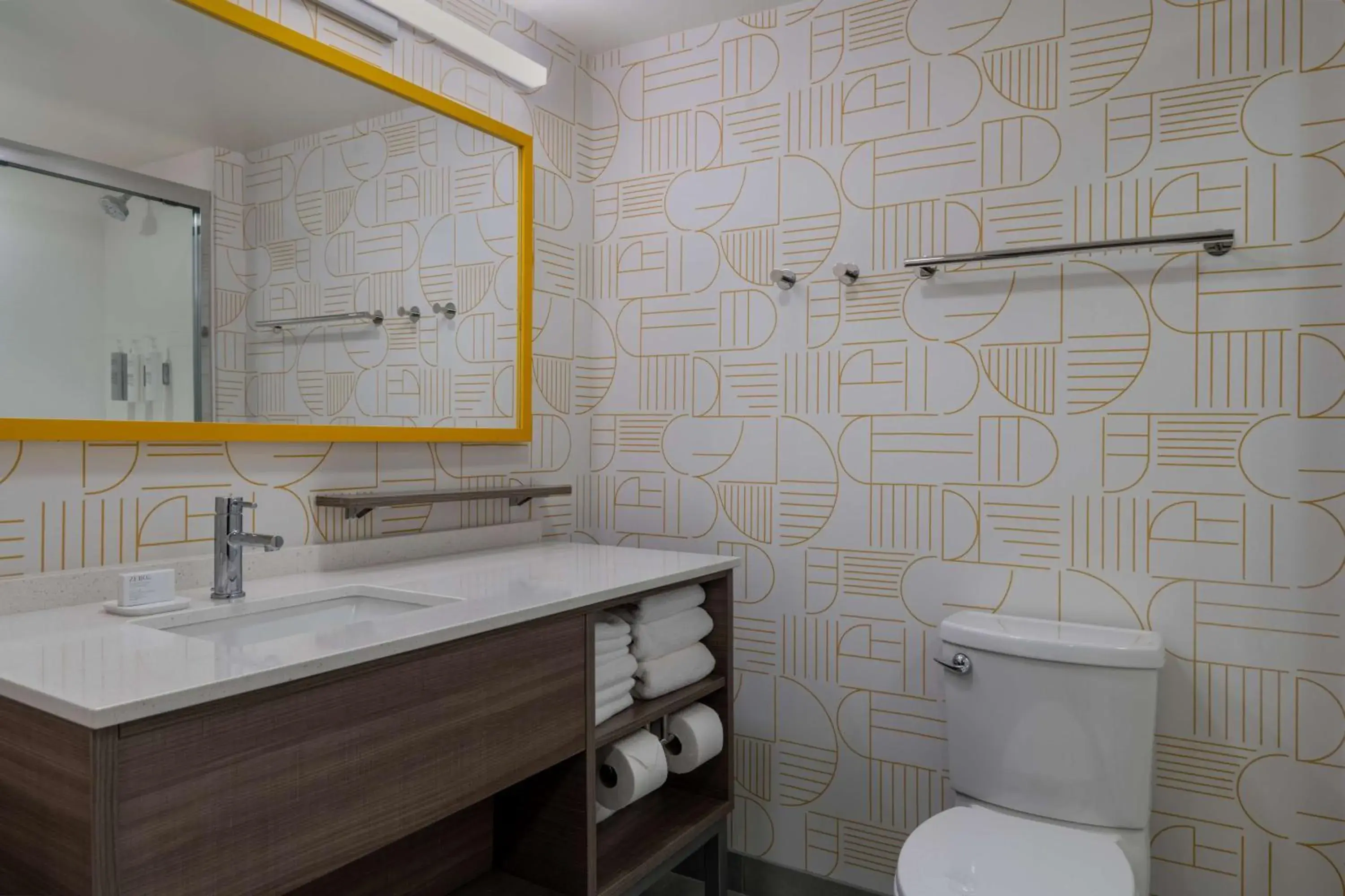 Bathroom in Home2 Suites By Hilton Troy, Al Bathroom in Home2 Suites By Hilton Troy, Al