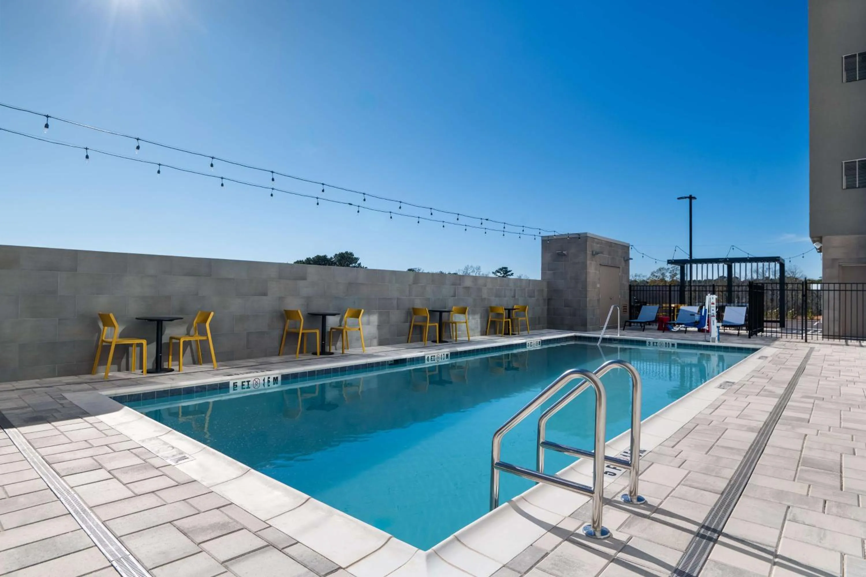 Pool view in Home2 Suites By Hilton Troy, Al