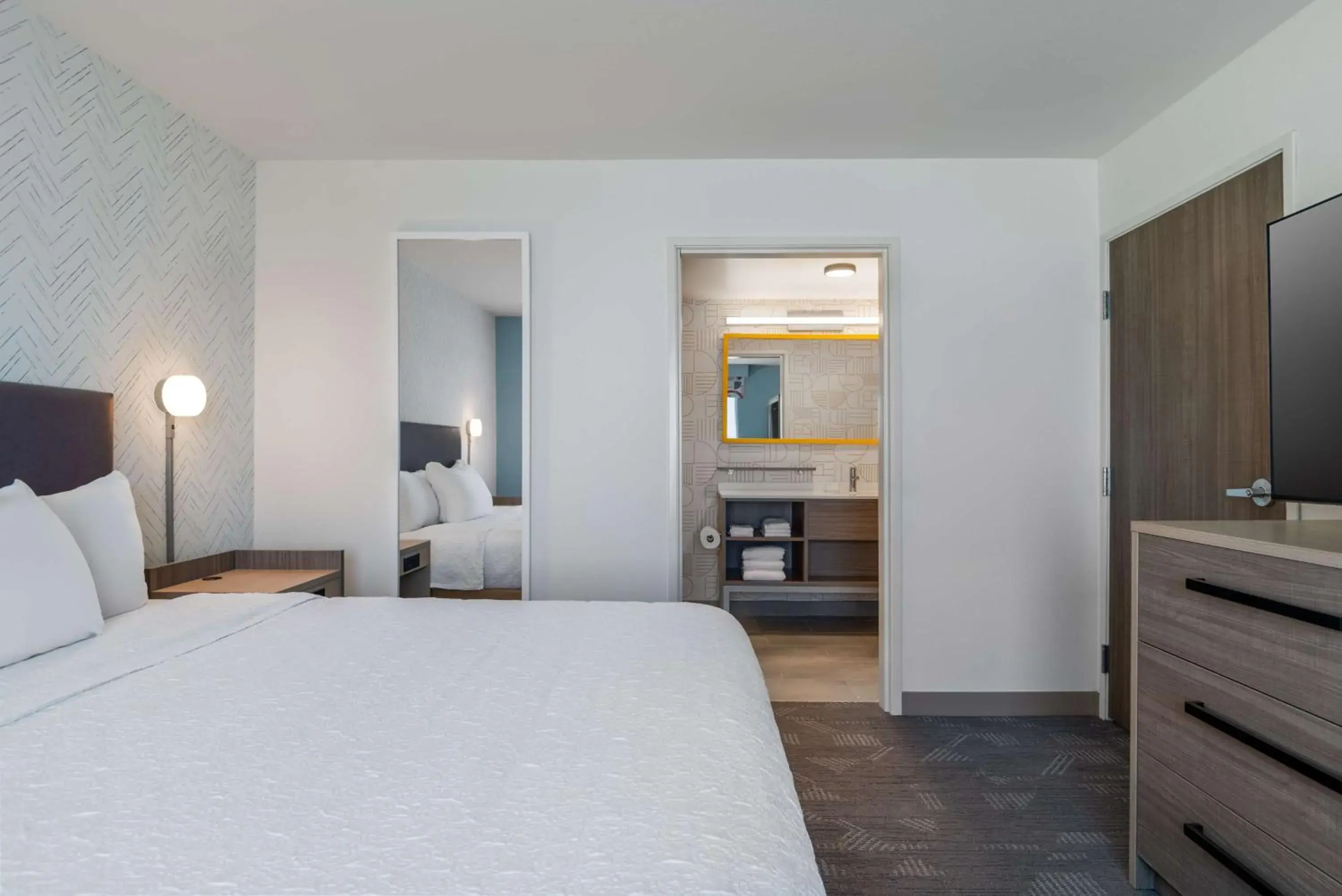 Studio Suite with Two Queen Beds and Tub - Mobility Access in Home2 Suites By Hilton Troy, Al Studio Suite with Two Queen Beds and Tub - Mobility Access in Home2 Suites By Hilton Troy, Al