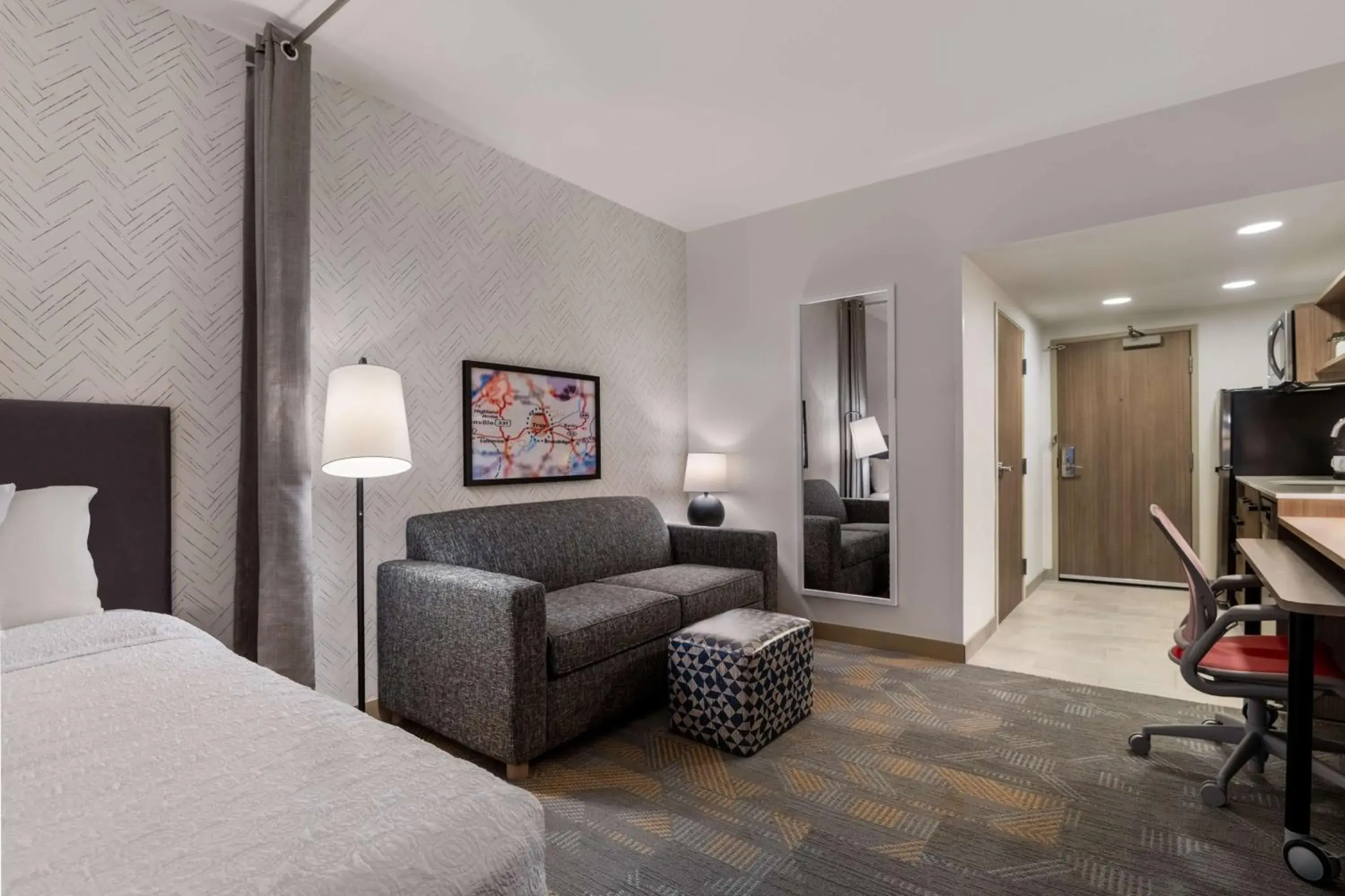 One-Bedroom King Suite in Home2 Suites By Hilton Troy, Al One-Bedroom King Suite in Home2 Suites By Hilton Troy, Al