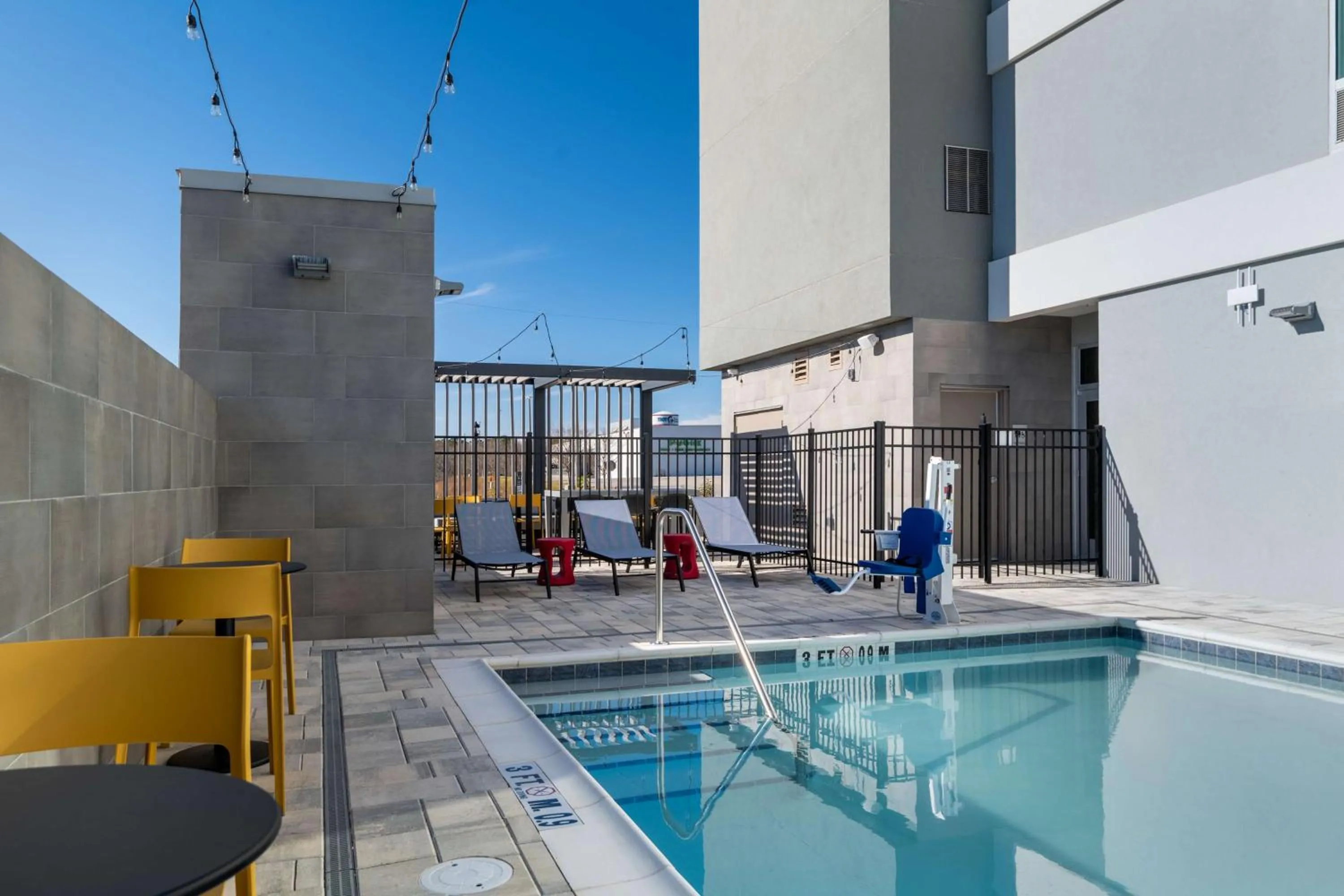 Pool view in Home2 Suites By Hilton Troy, Al
