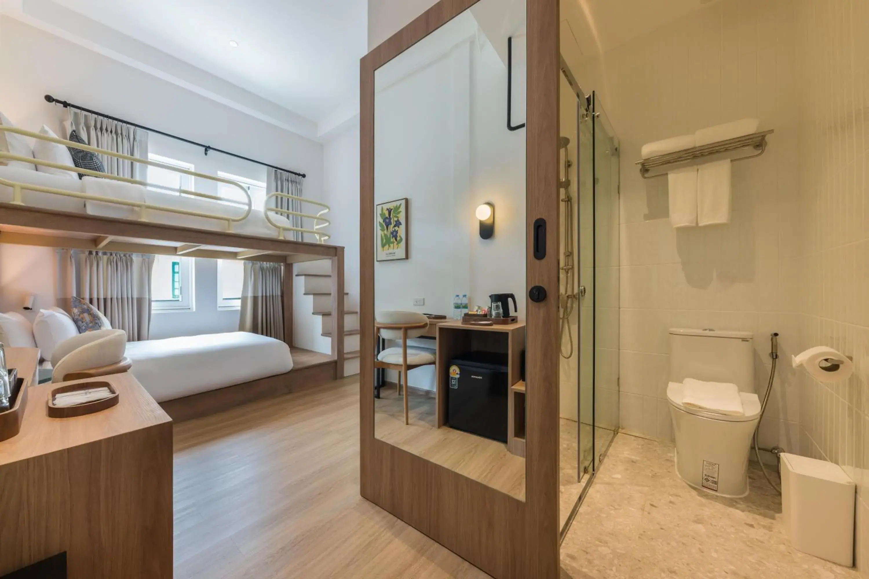 Toilet, Bed in Upstairs at Ton Ton Toilet, Bed in Upstairs at Ton Ton