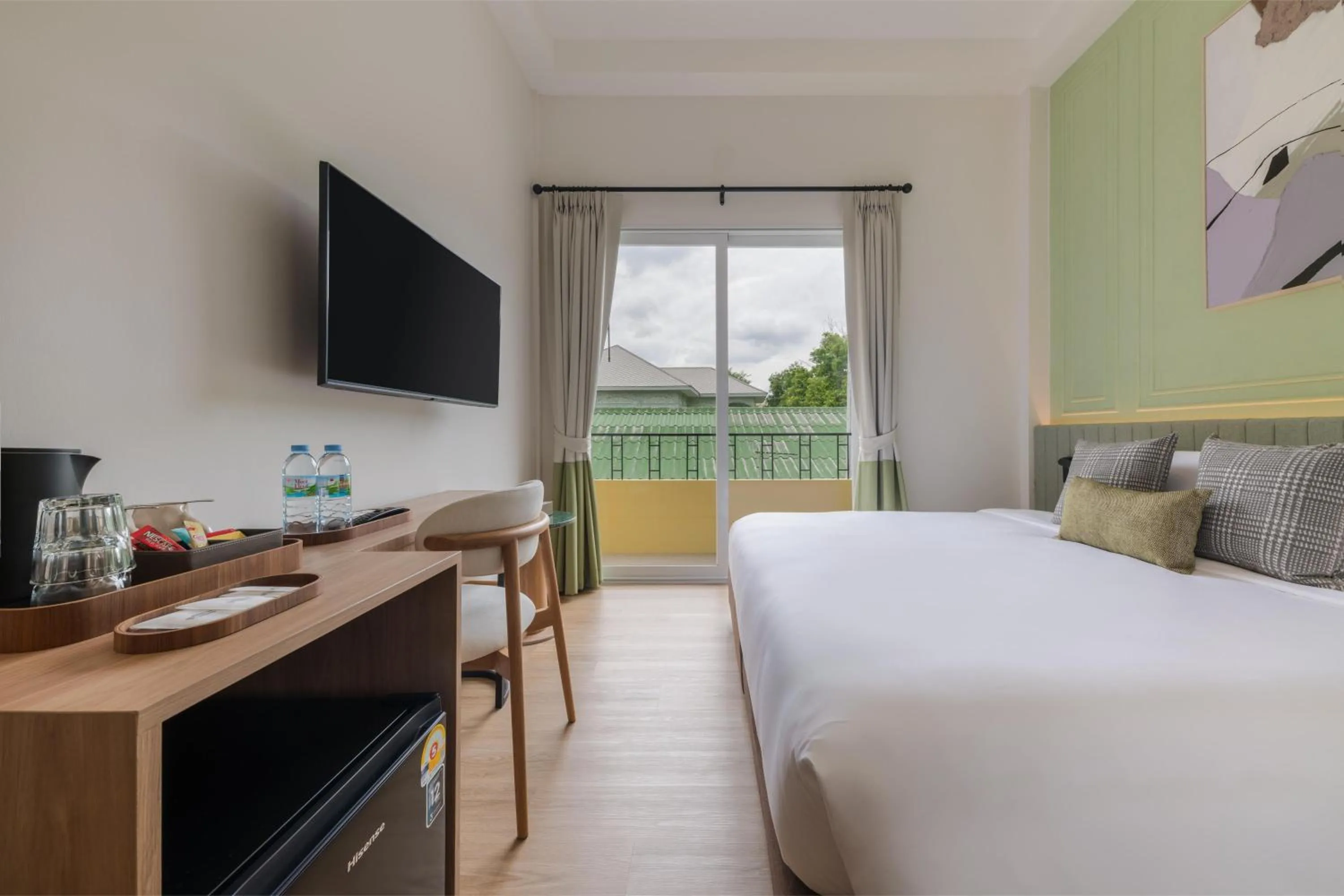 Bedroom, Bed in Upstairs at Ton Ton