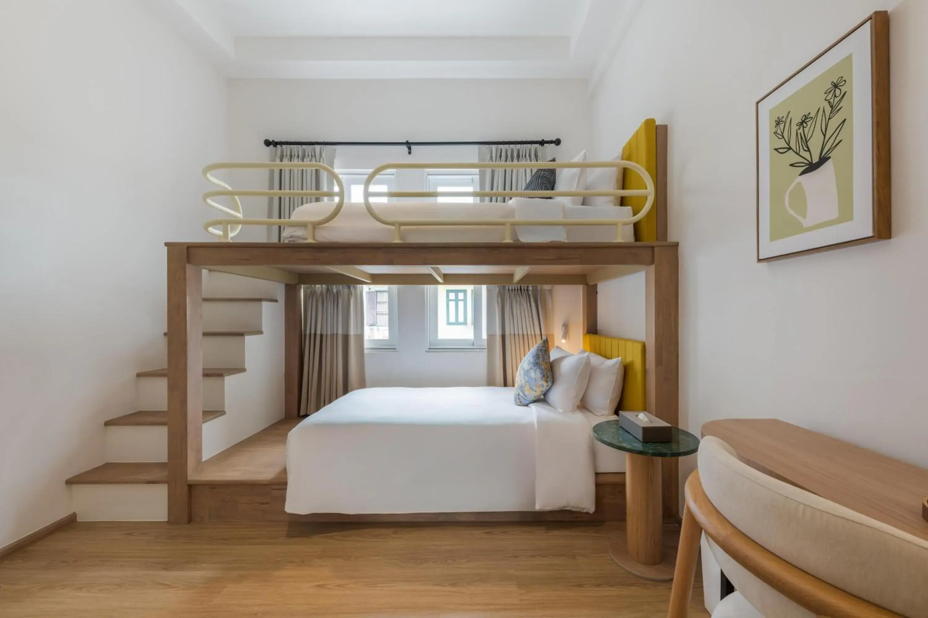 Bed in Upstairs at Ton Ton Bed in Upstairs at Ton Ton