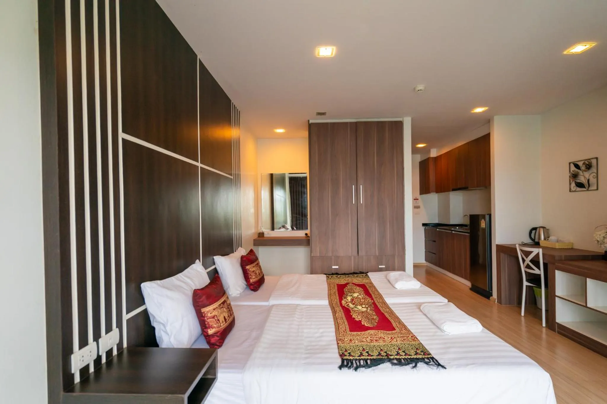 Bed in Golden Manora Hotel Bangtao Beach Phuket