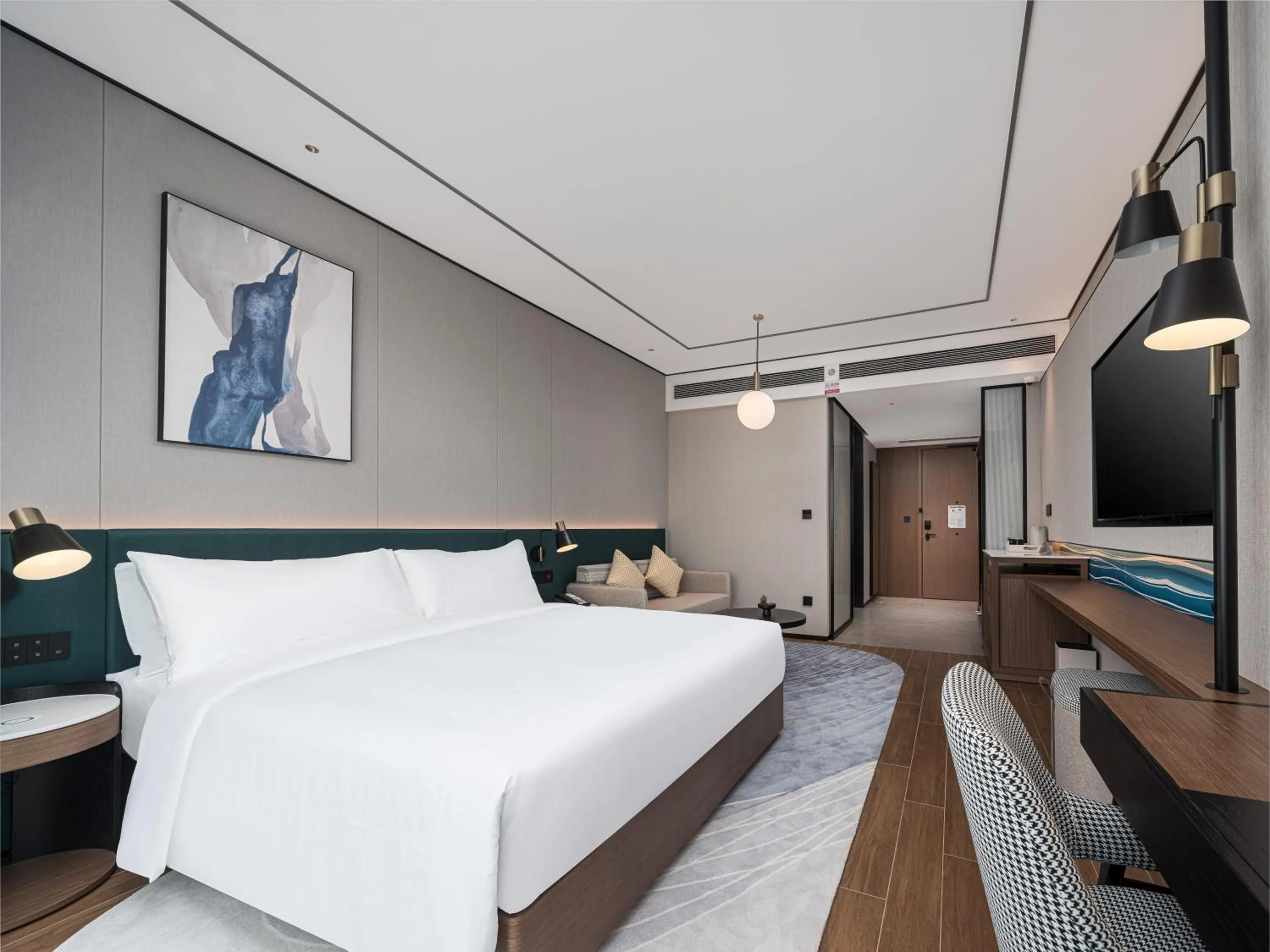 Bedroom, Bed in Hilton Garden Inn Anqing Susong