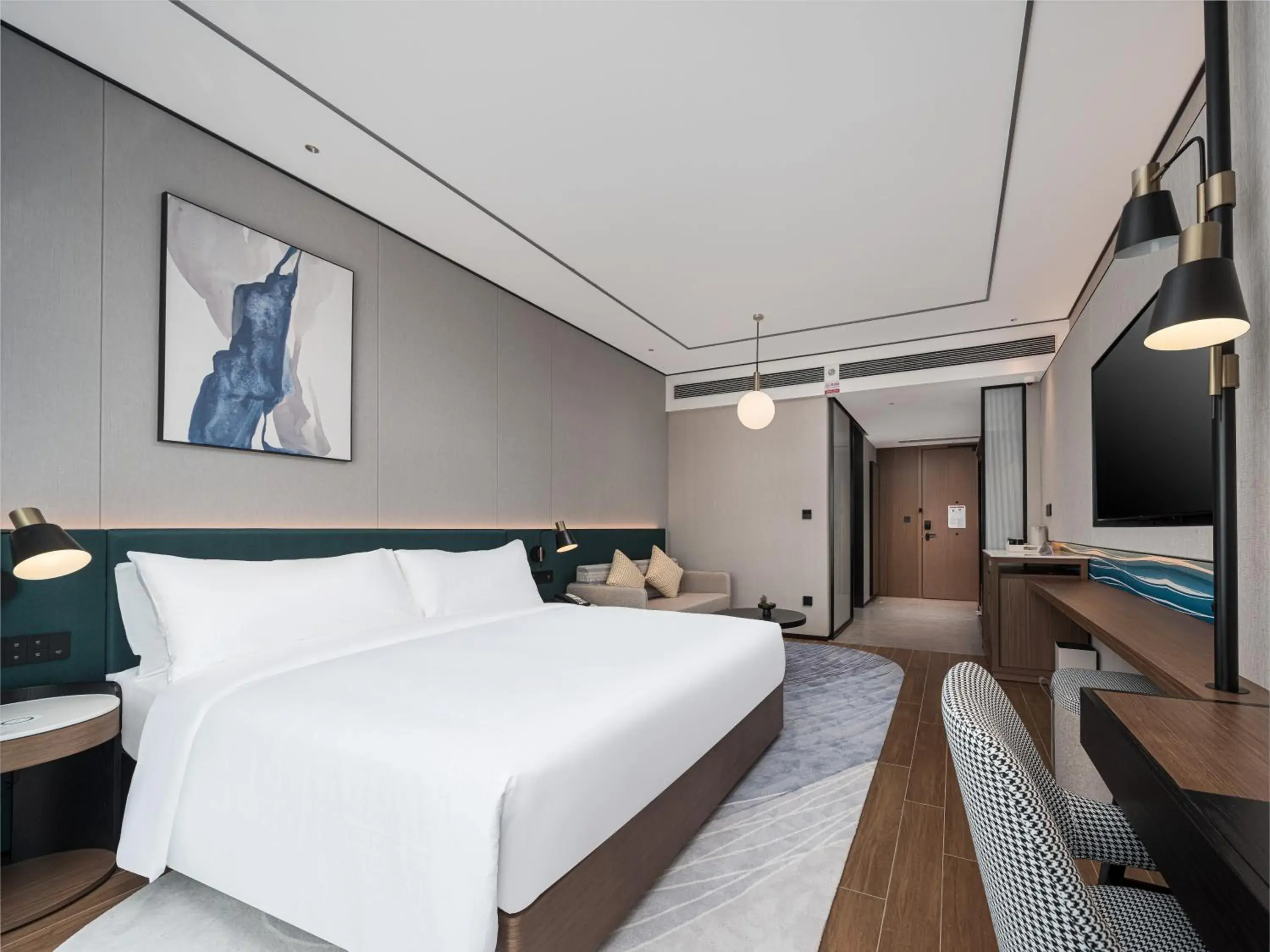 Bedroom, Bed in Hilton Garden Inn Anqing Susong Bedroom, Bed in Hilton Garden Inn Anqing Susong