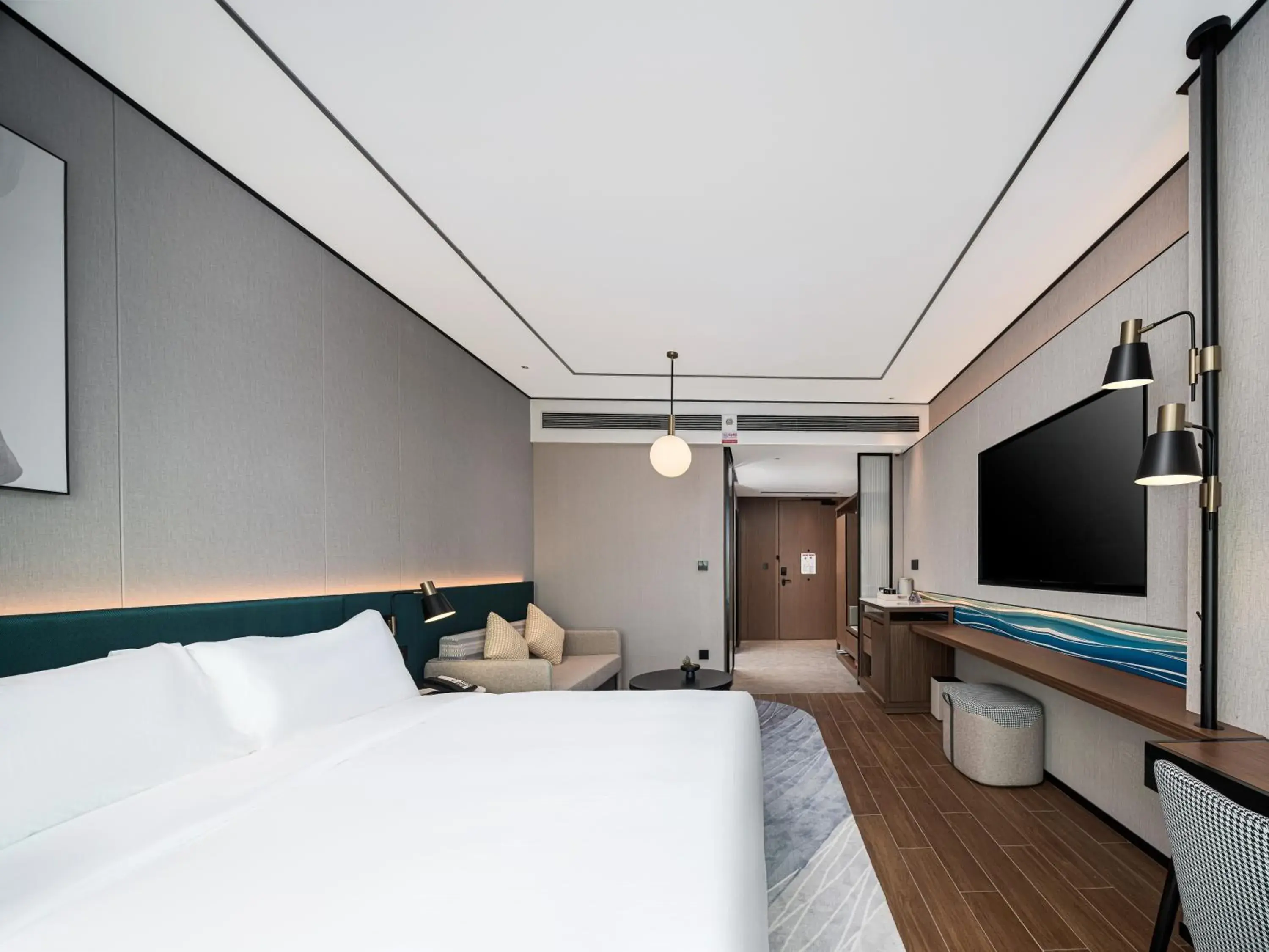 Bedroom, Bed in Hilton Garden Inn Anqing Susong Bedroom, Bed in Hilton Garden Inn Anqing Susong