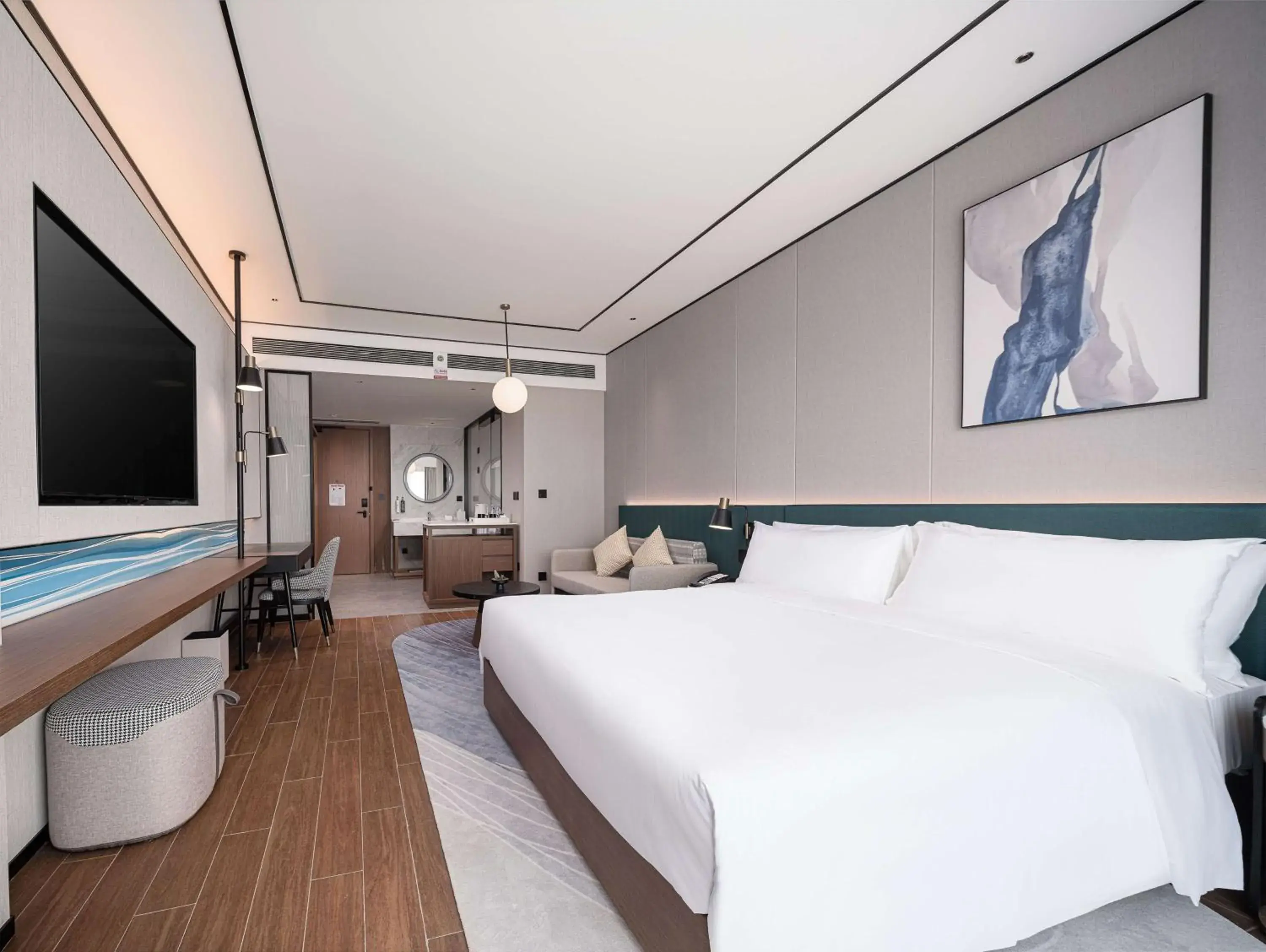 Bed in Hilton Garden Inn Anqing Susong Bed in Hilton Garden Inn Anqing Susong