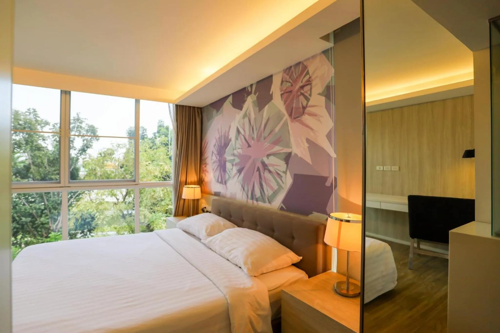 Bed in The Idle Hotel and Residence