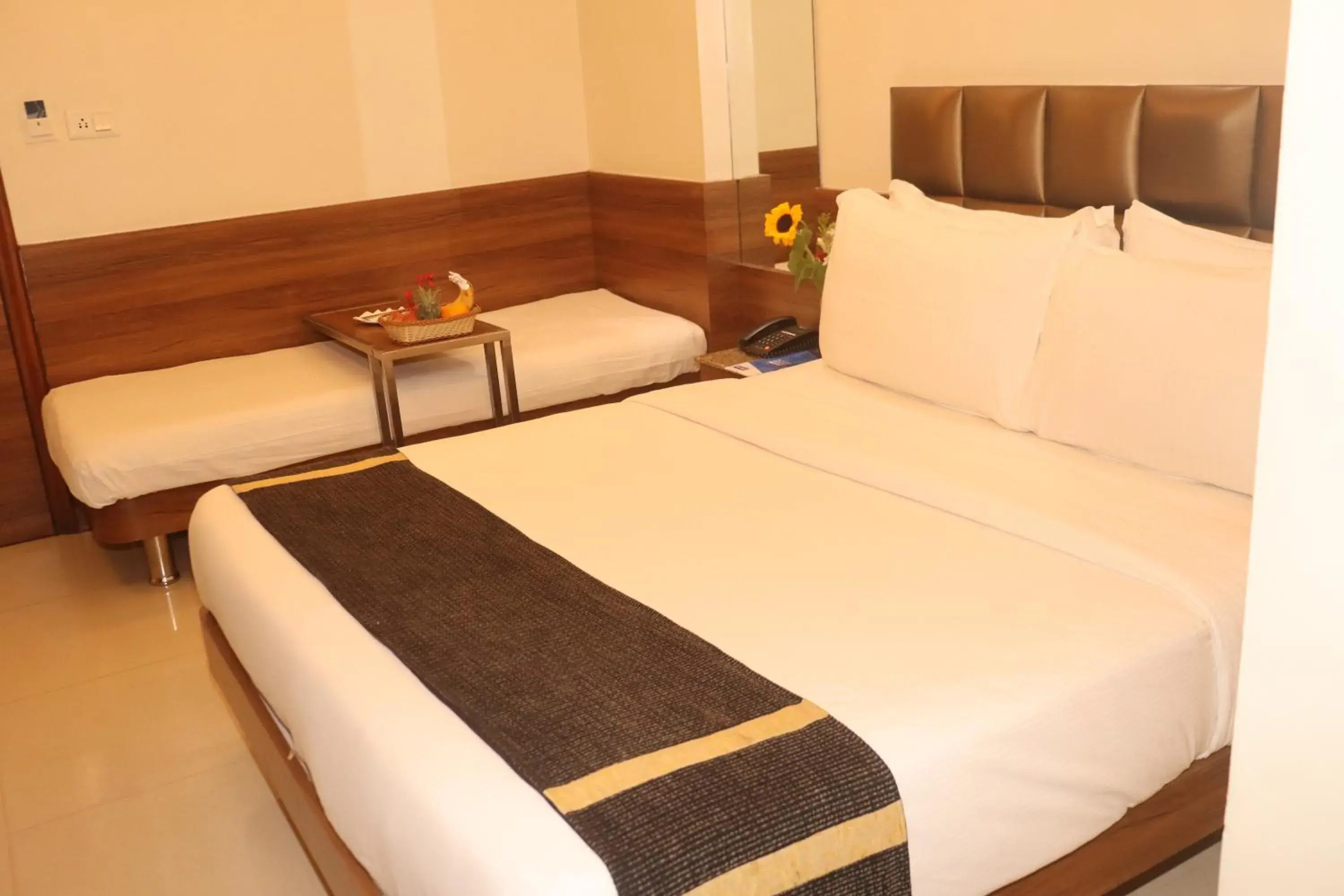 Bed in Kyriad Hotel Indore by OTHPL Bed in Kyriad Hotel Indore by OTHPL