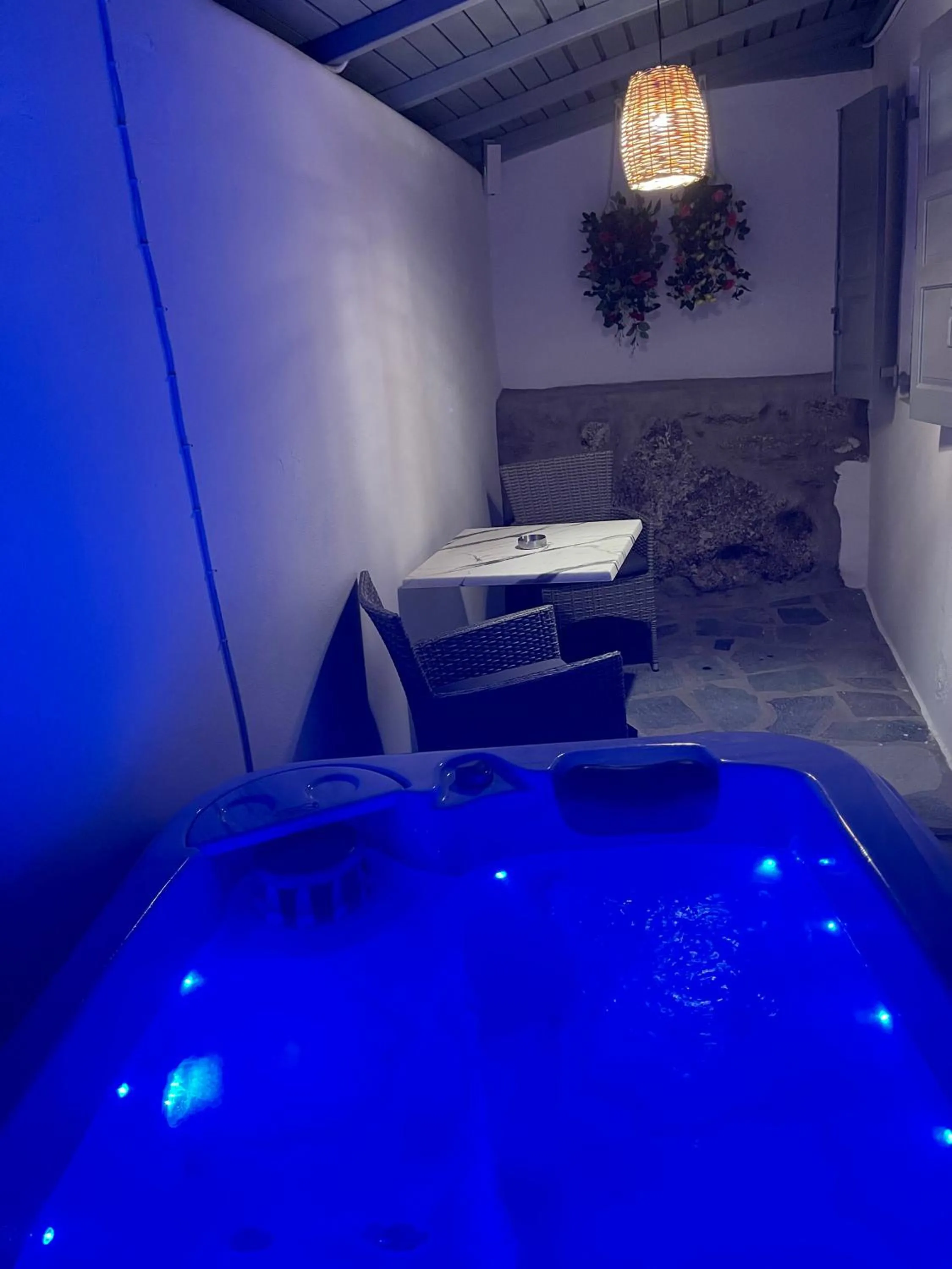 Hot Tub in Mykonos Secret Spot