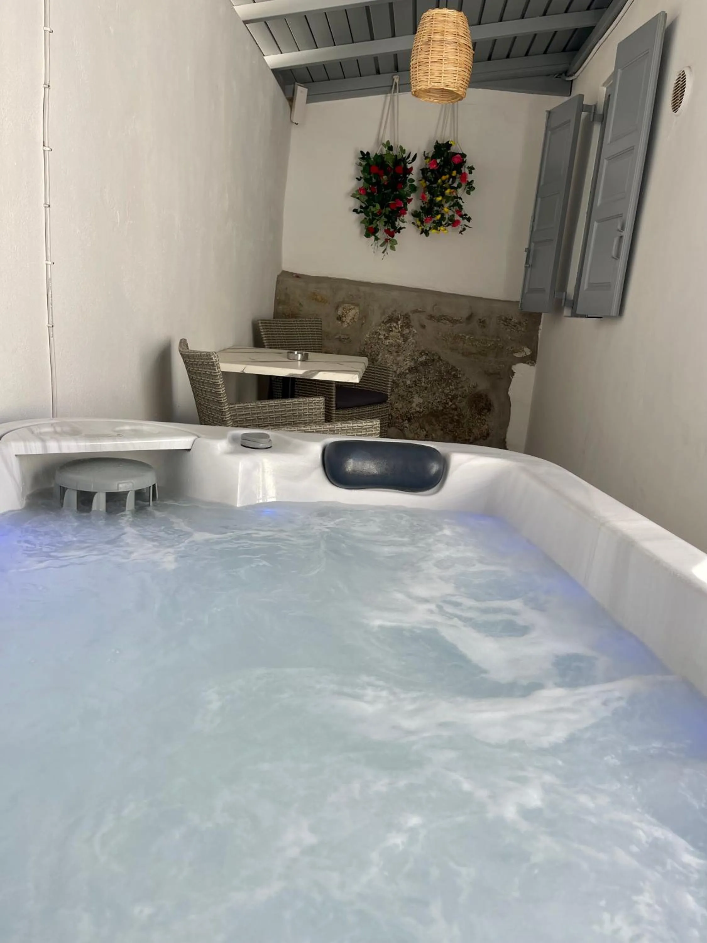 Hot Tub in Mykonos Secret Spot