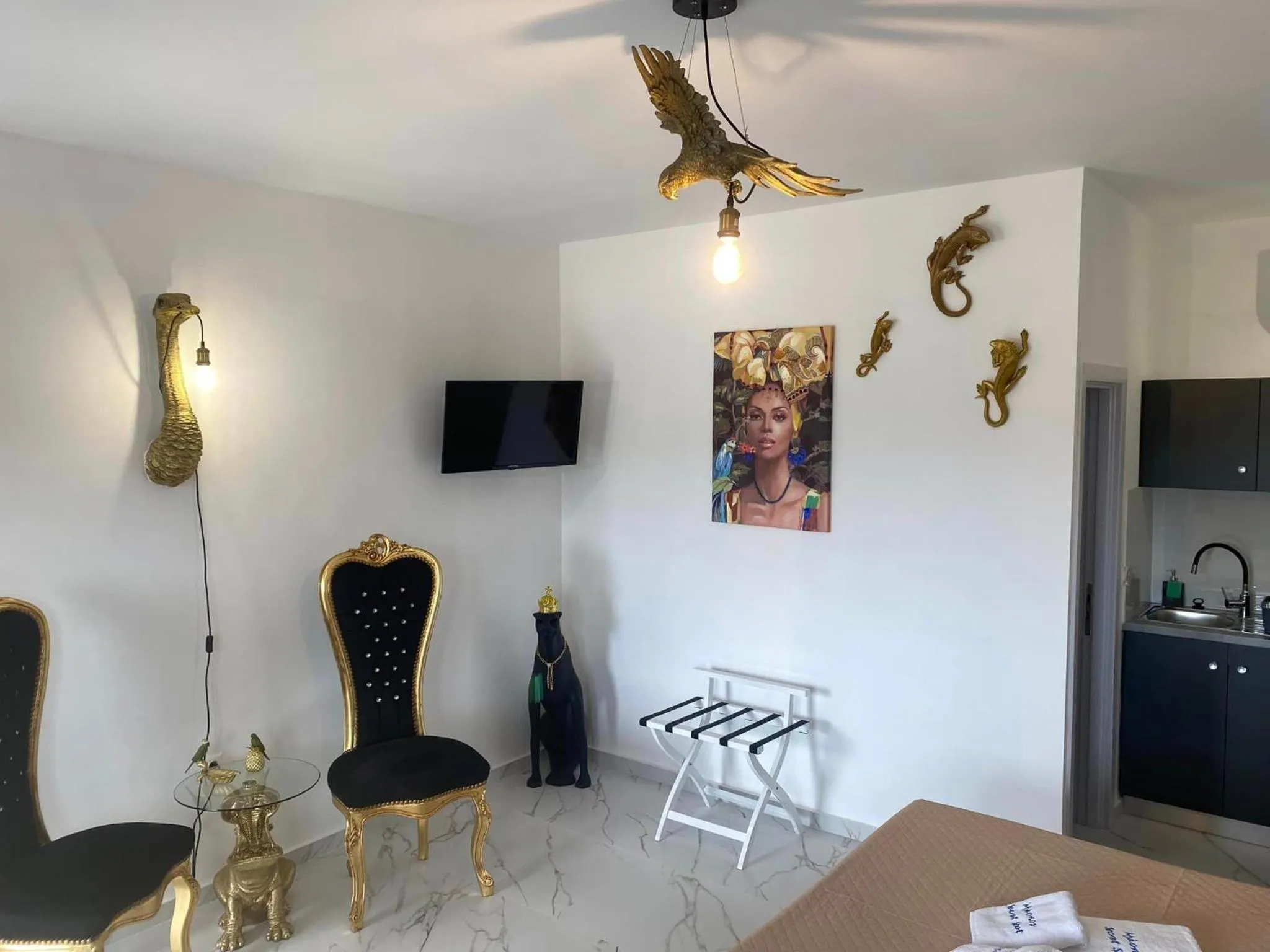 Living room in Mykonos Secret Spot
