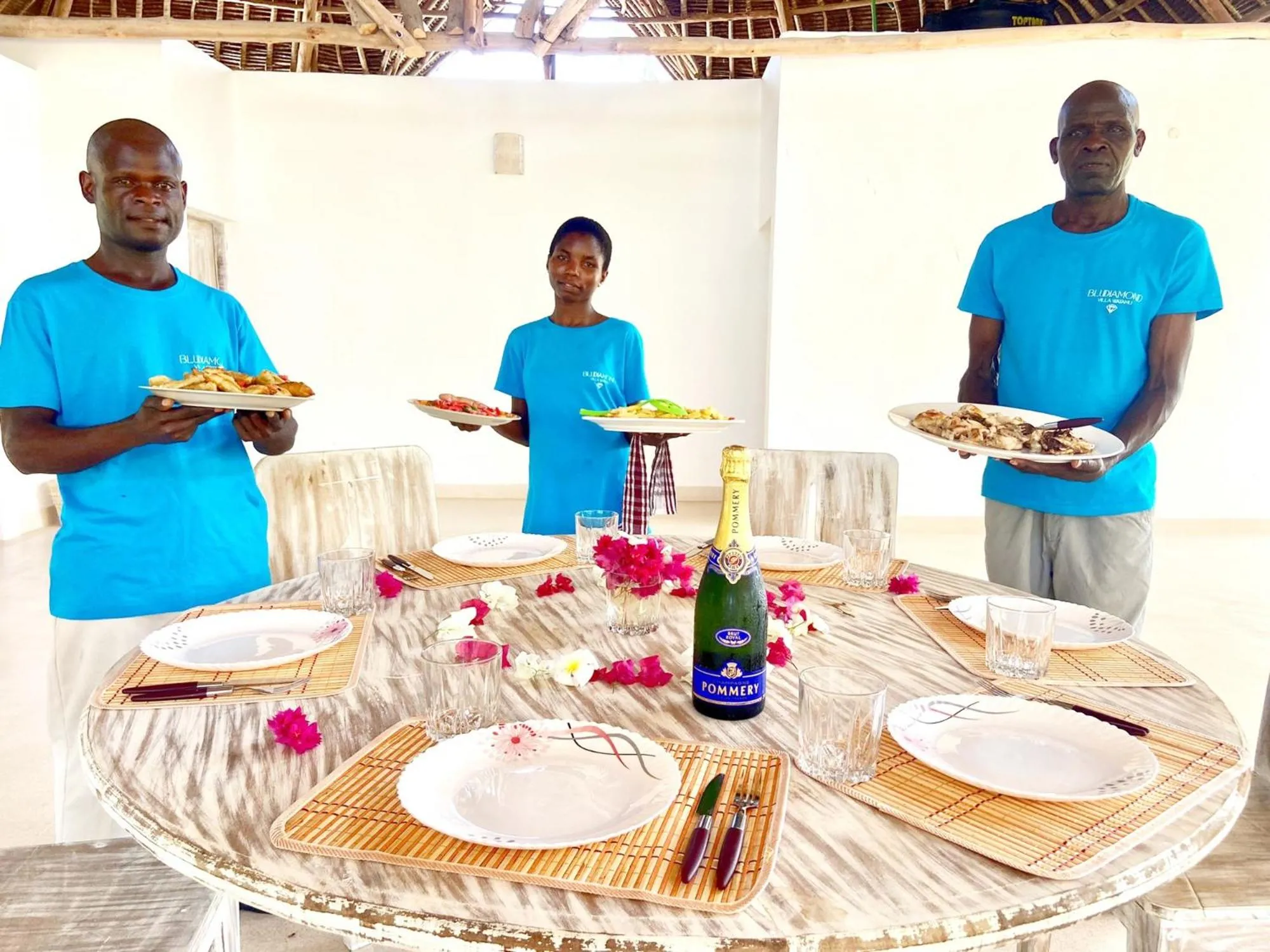 People in Blue Diamond Villa Watamu