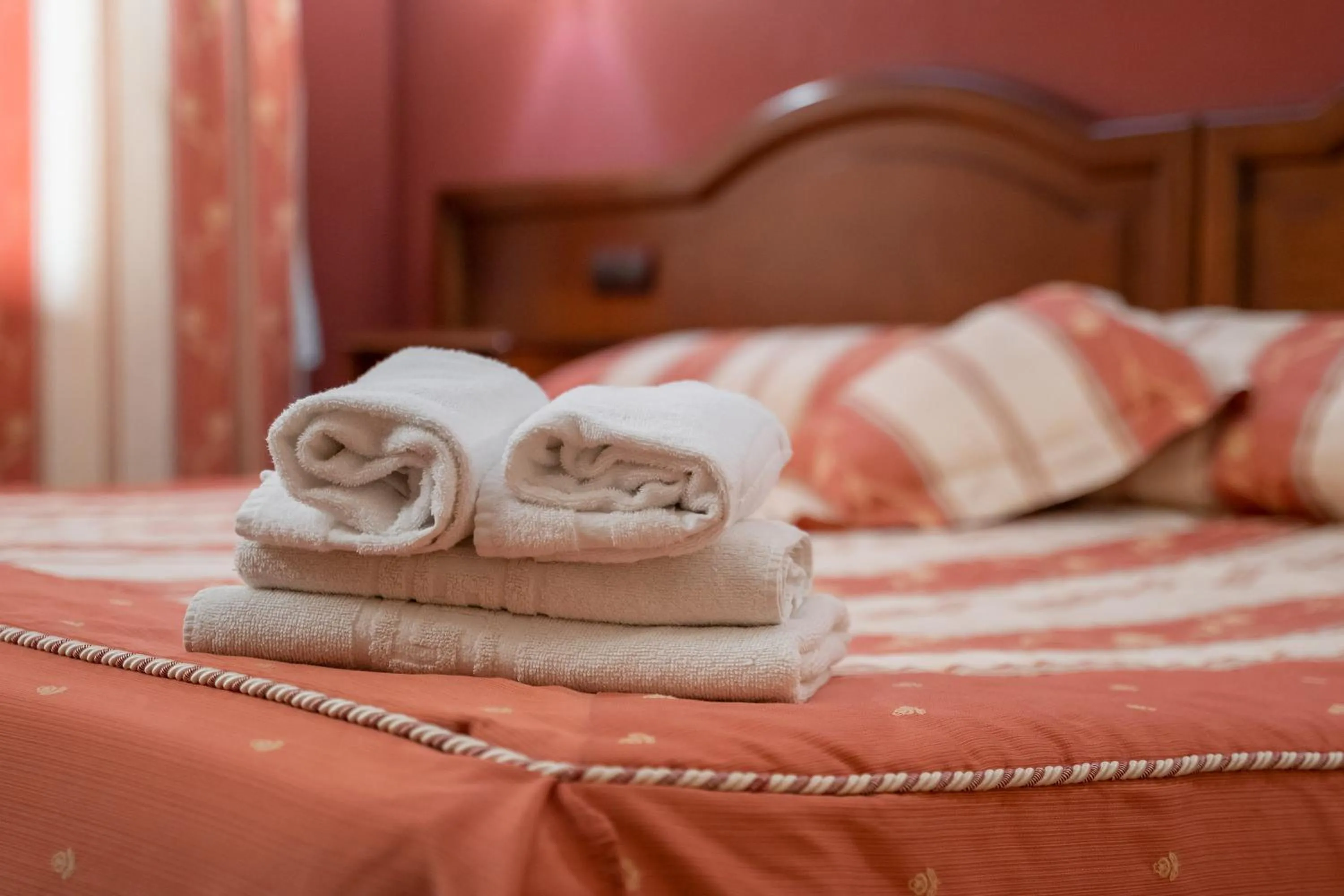 Decorative detail, Bed in Hotel Puerta de Javalambre