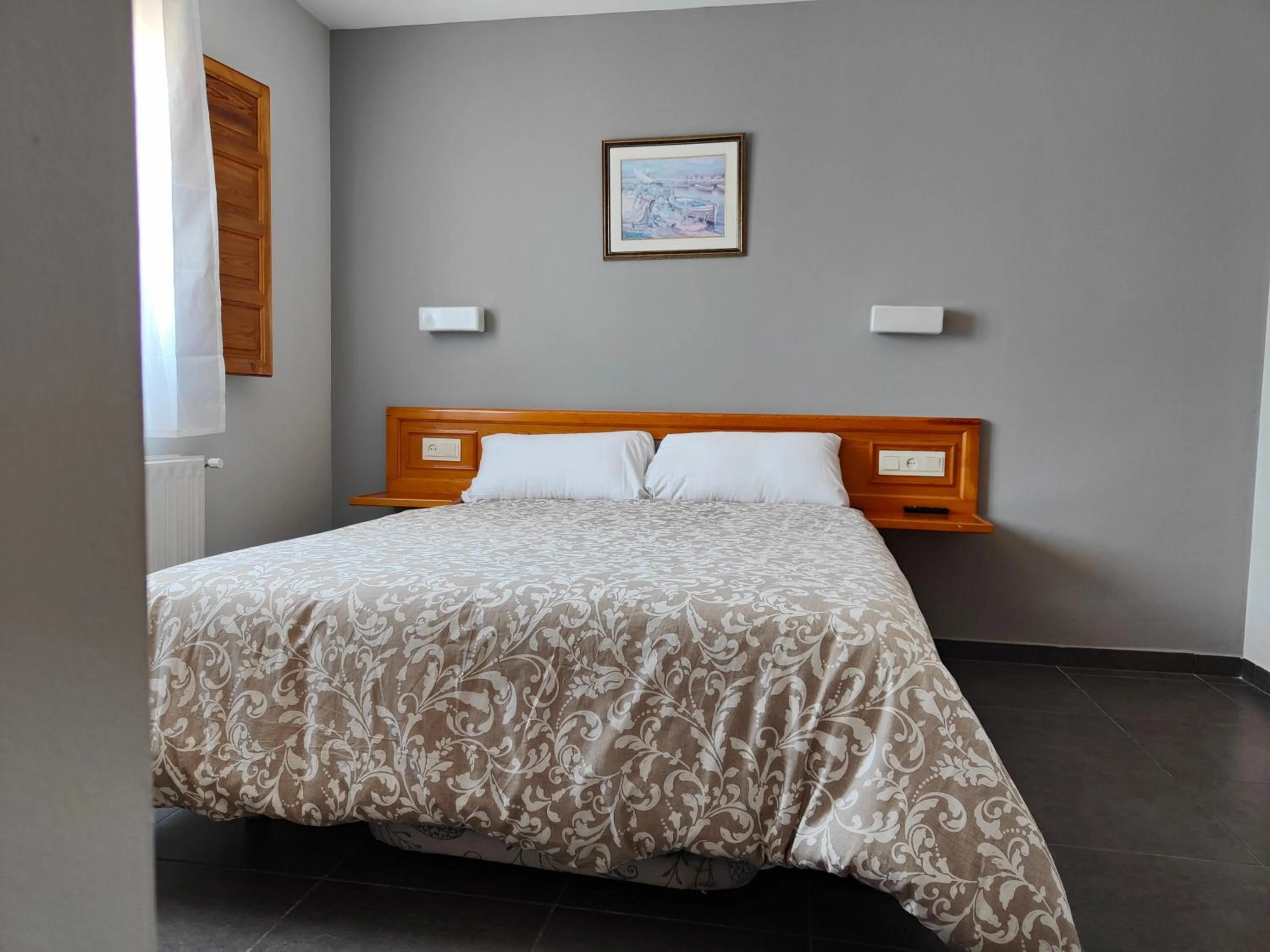 Bed in Hotel Puerta de Javalambre