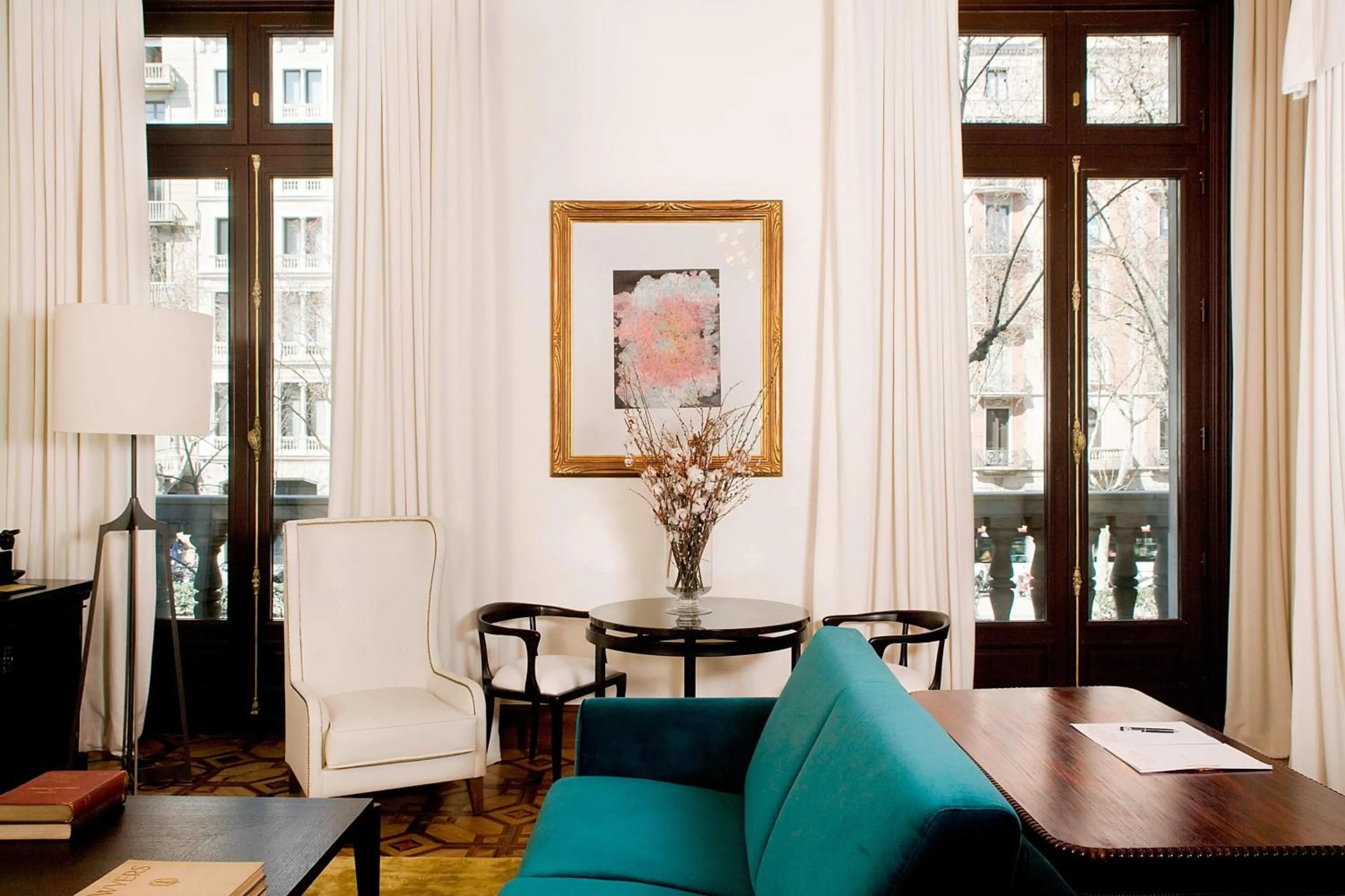 Living room in Cotton House Hotel, Autograph Collection