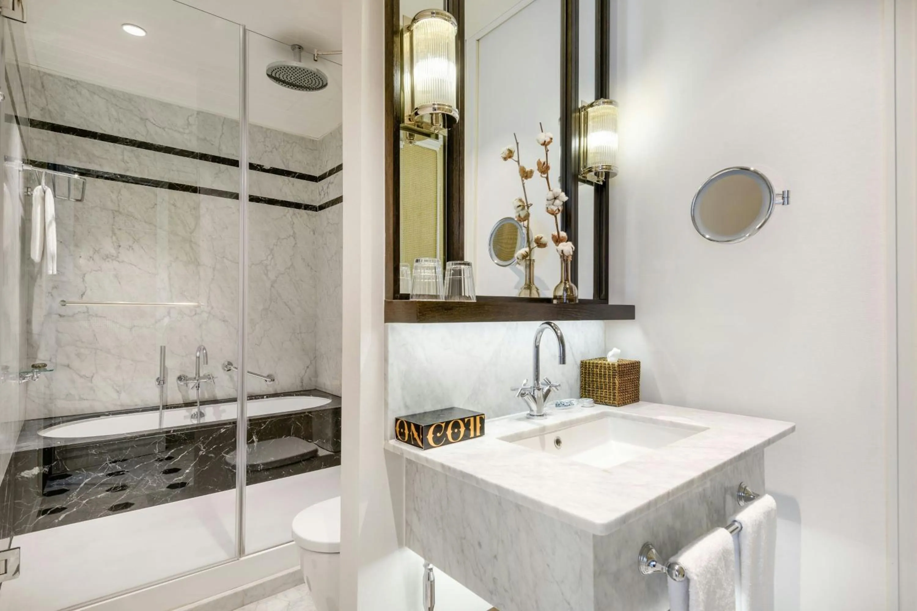 Bathroom in Cotton House Hotel, Autograph Collection