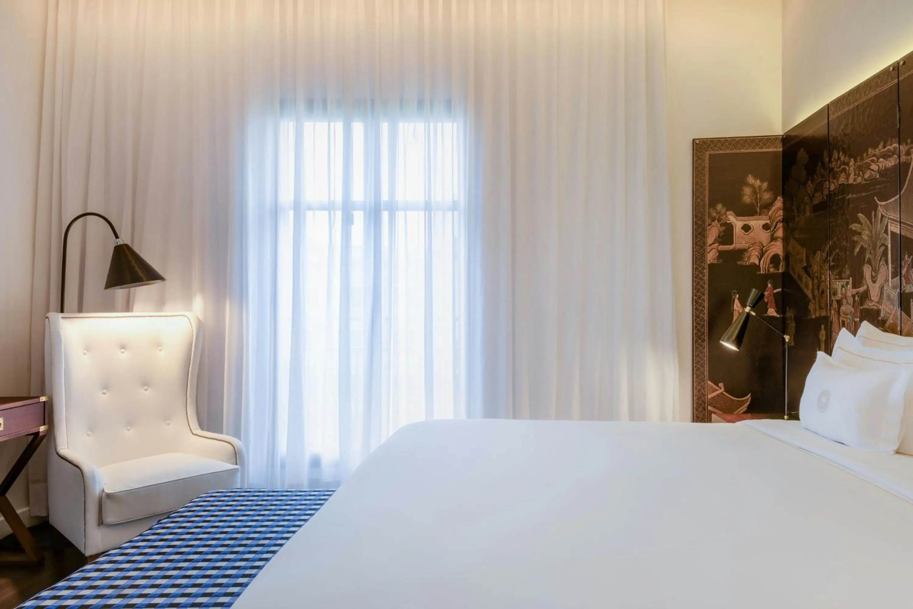 Bedroom, Bed in Cotton House Hotel, Autograph Collection