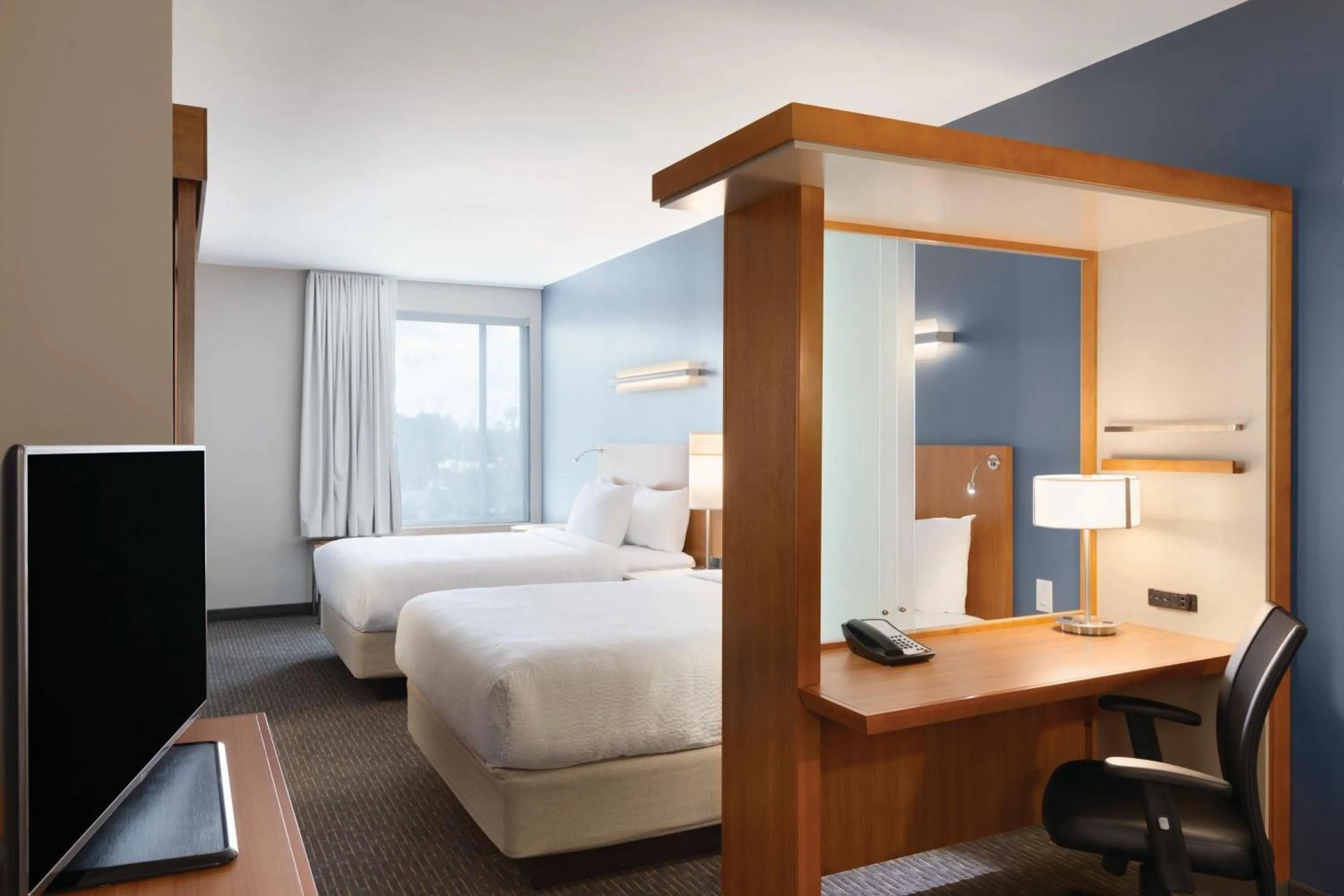 Photo of the whole room, Bed in SpringHill Suites by Marriott Houston Northwest