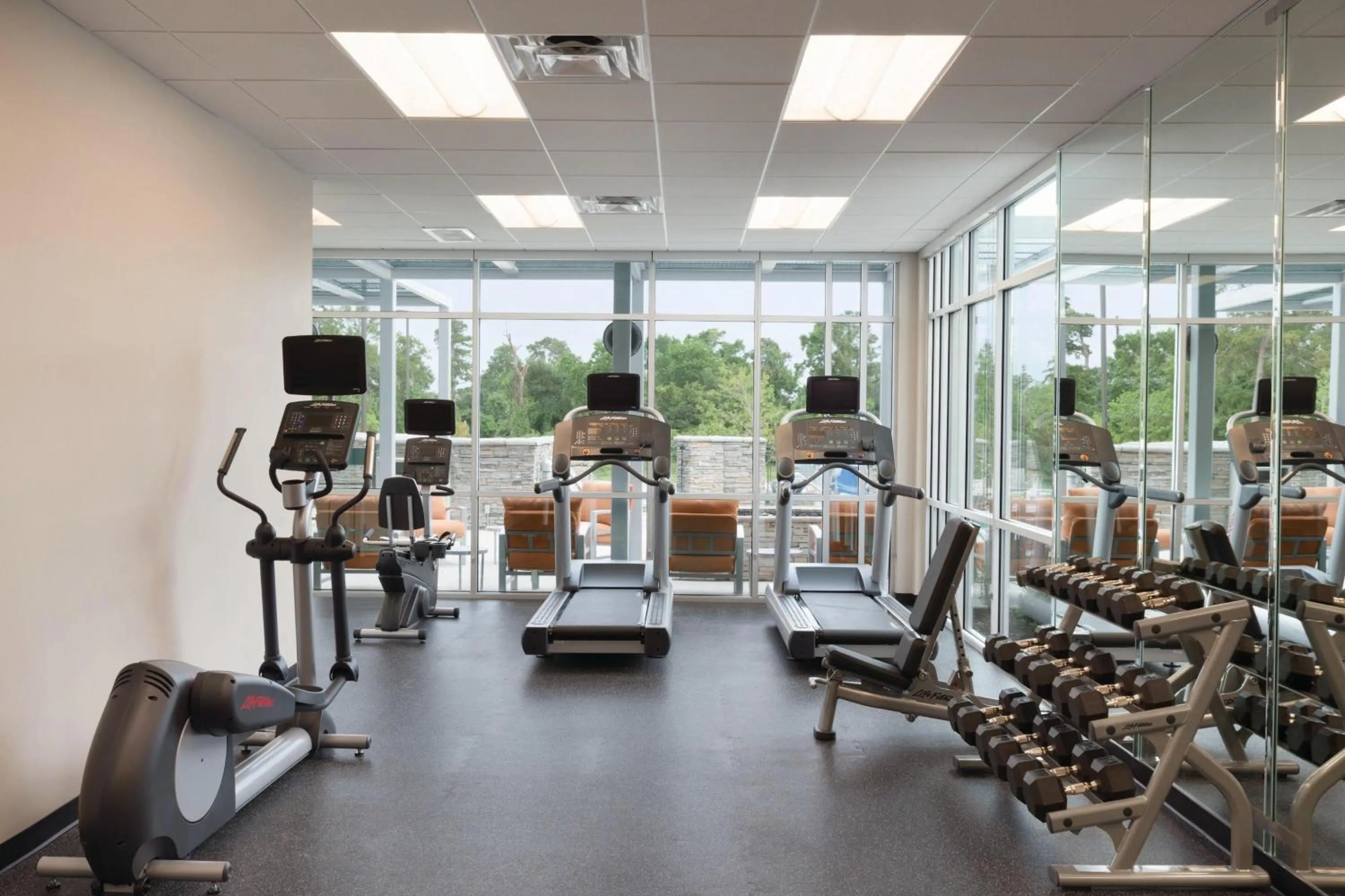Fitness centre/facilities in SpringHill Suites by Marriott Houston Northwest