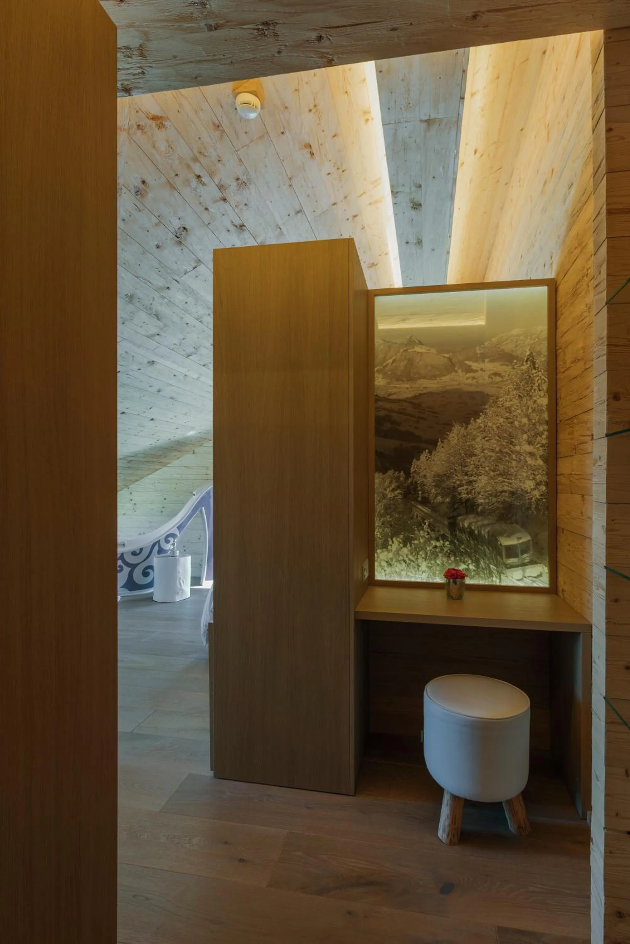 Suite with Balcony - single occupancy in Caschu Alp Boutique Design Hotel Stoos - adults only