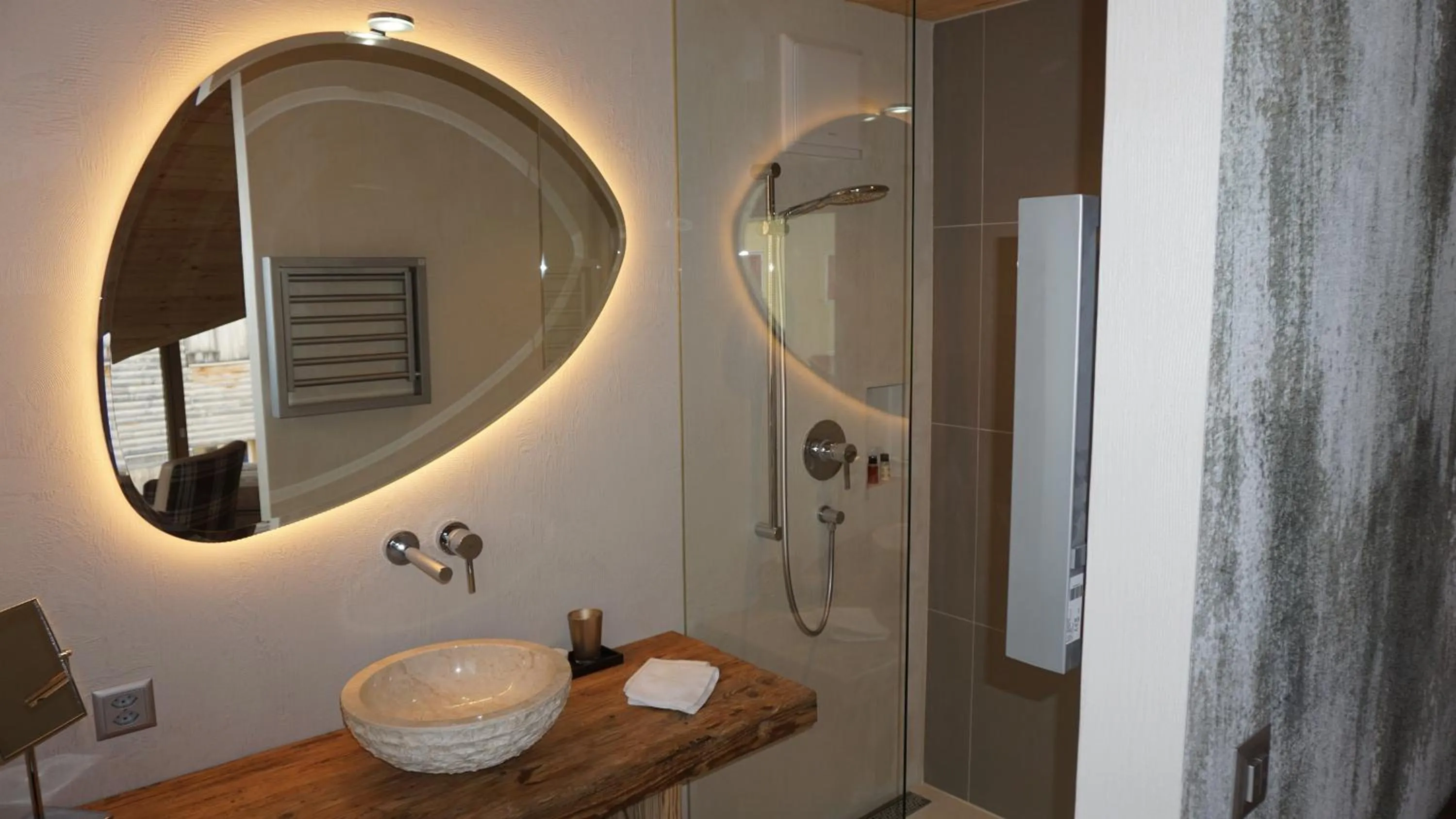 Bathroom in Caschu Alp Boutique Design Hotel Stoos - adults only