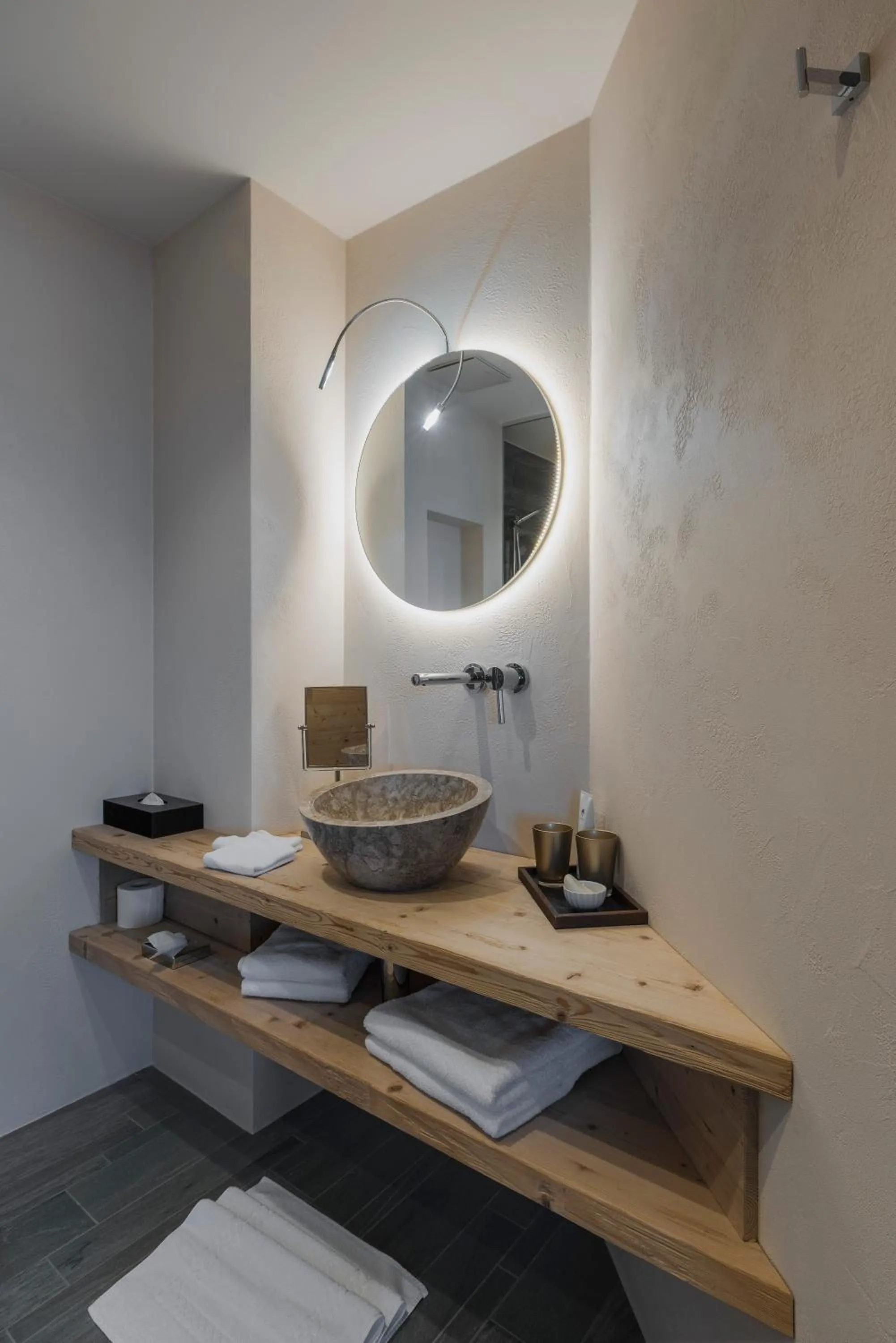 Bathroom in Caschu Alp Boutique Design Hotel Stoos - adults only