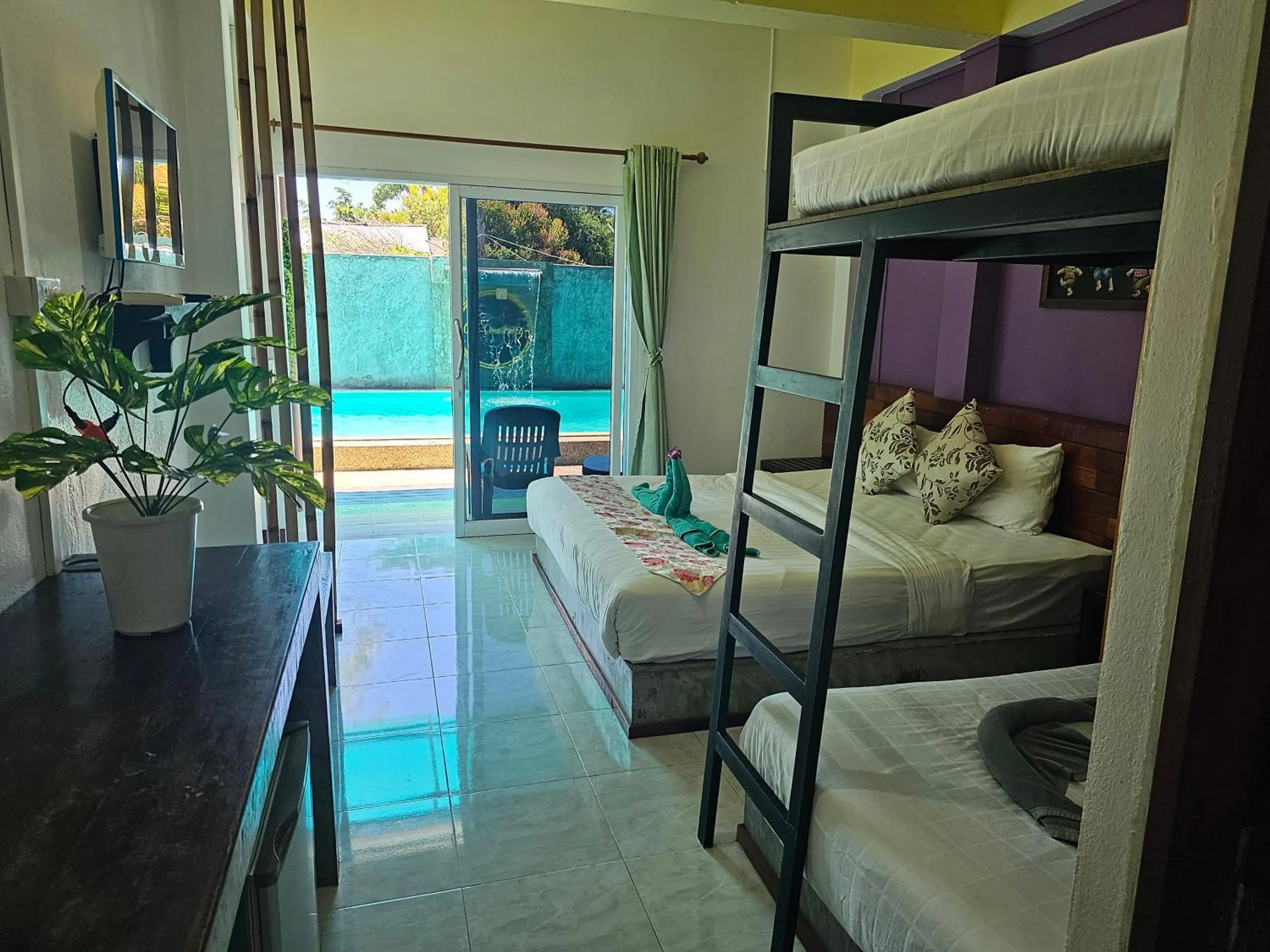 Bed in Cha-Cha Hotel