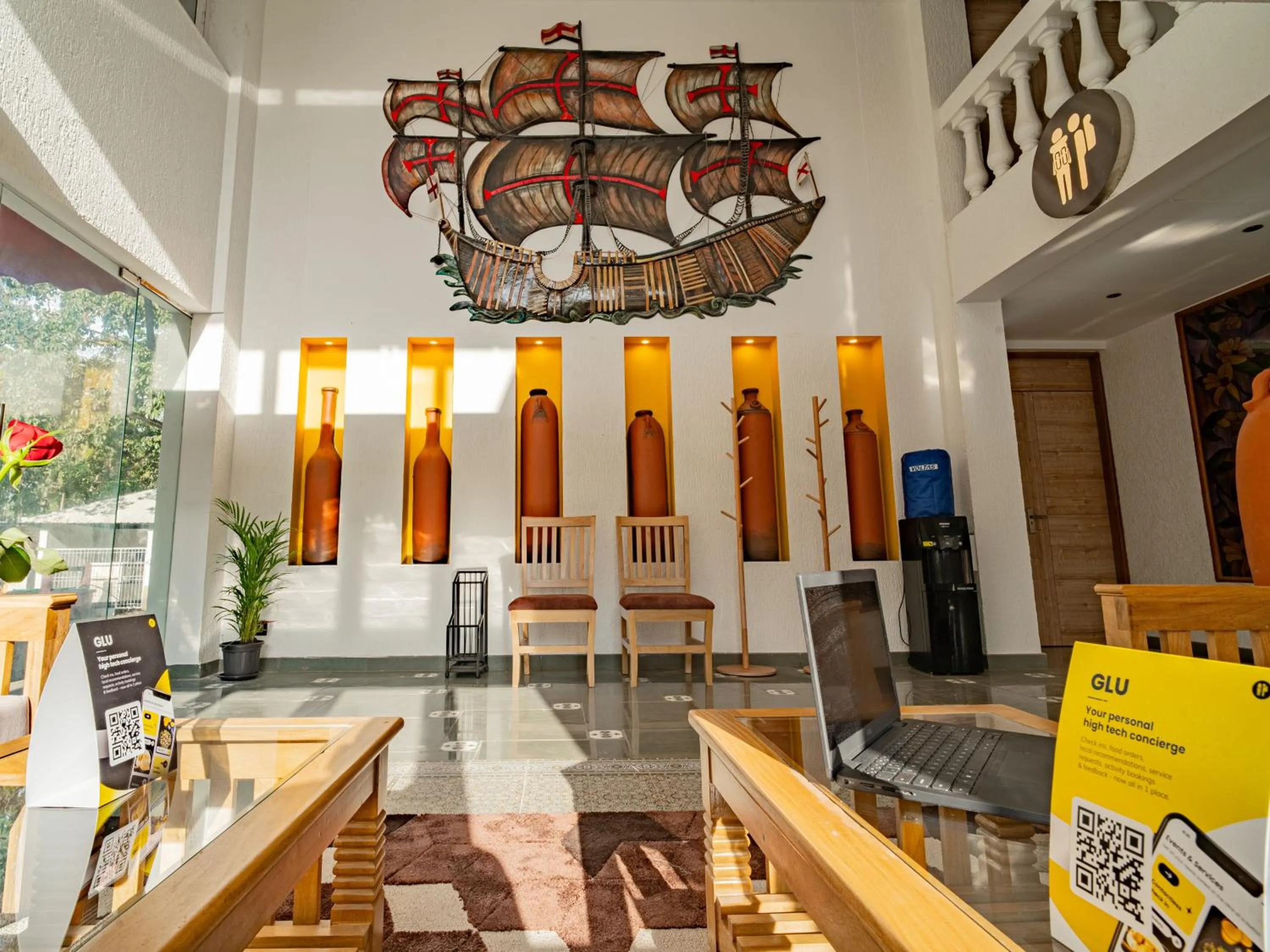 Restaurant/places to eat in The Hosteller Goa, Old Goa