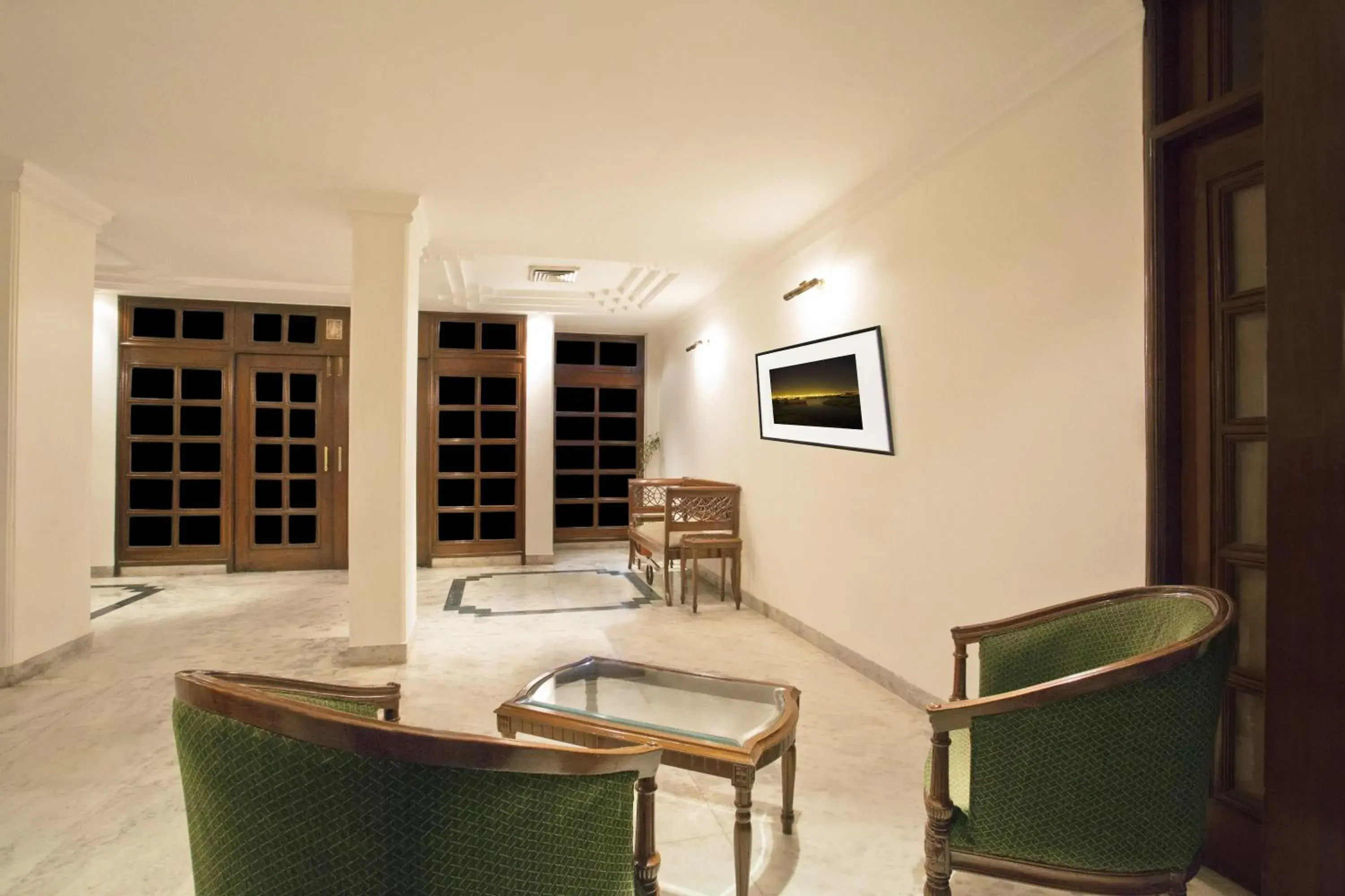 Lobby or reception in Hotel Alpana Lobby or reception in Hotel Alpana