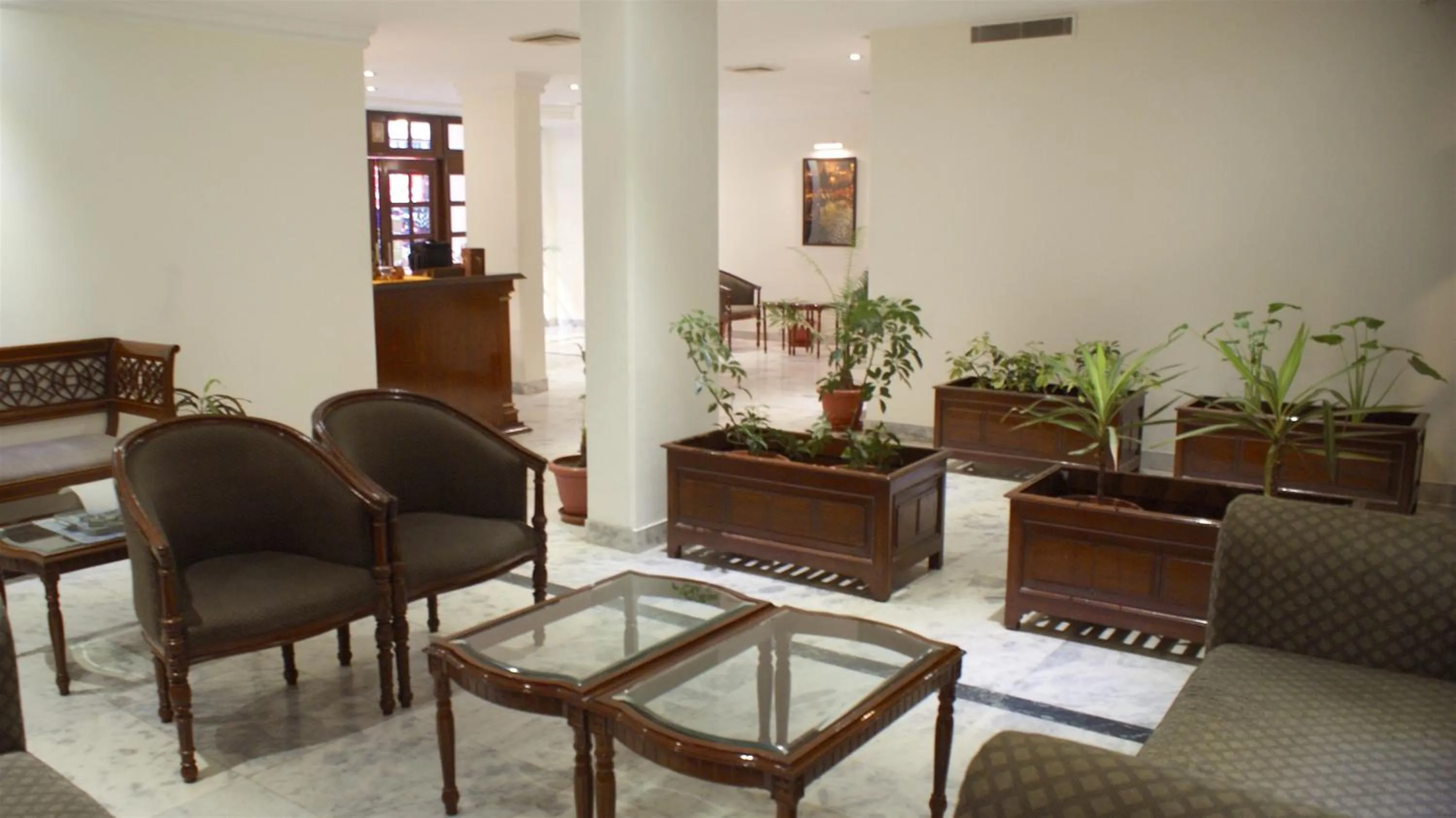Lobby or reception in Hotel Alpana