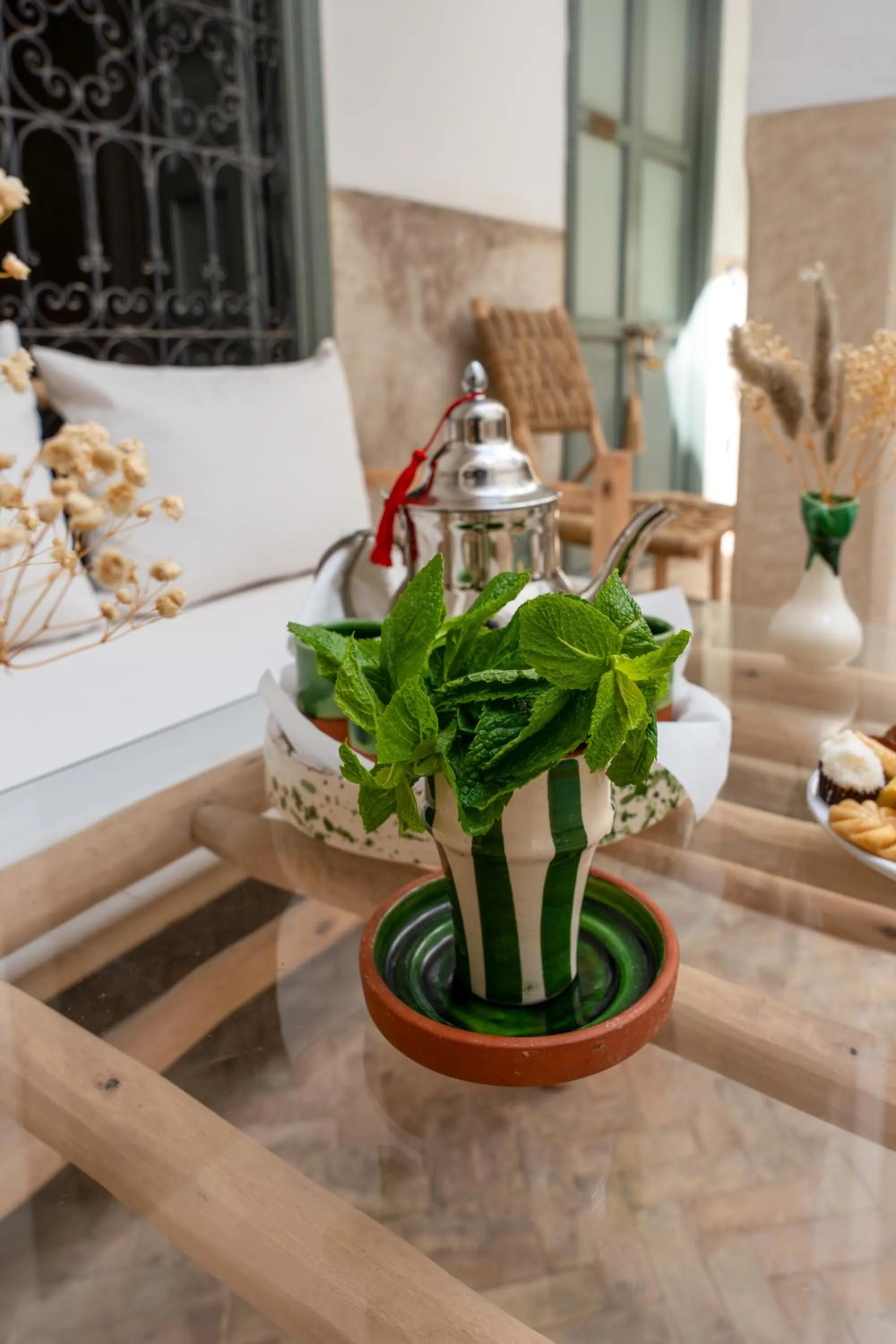 Decorative detail in Riad Nafora