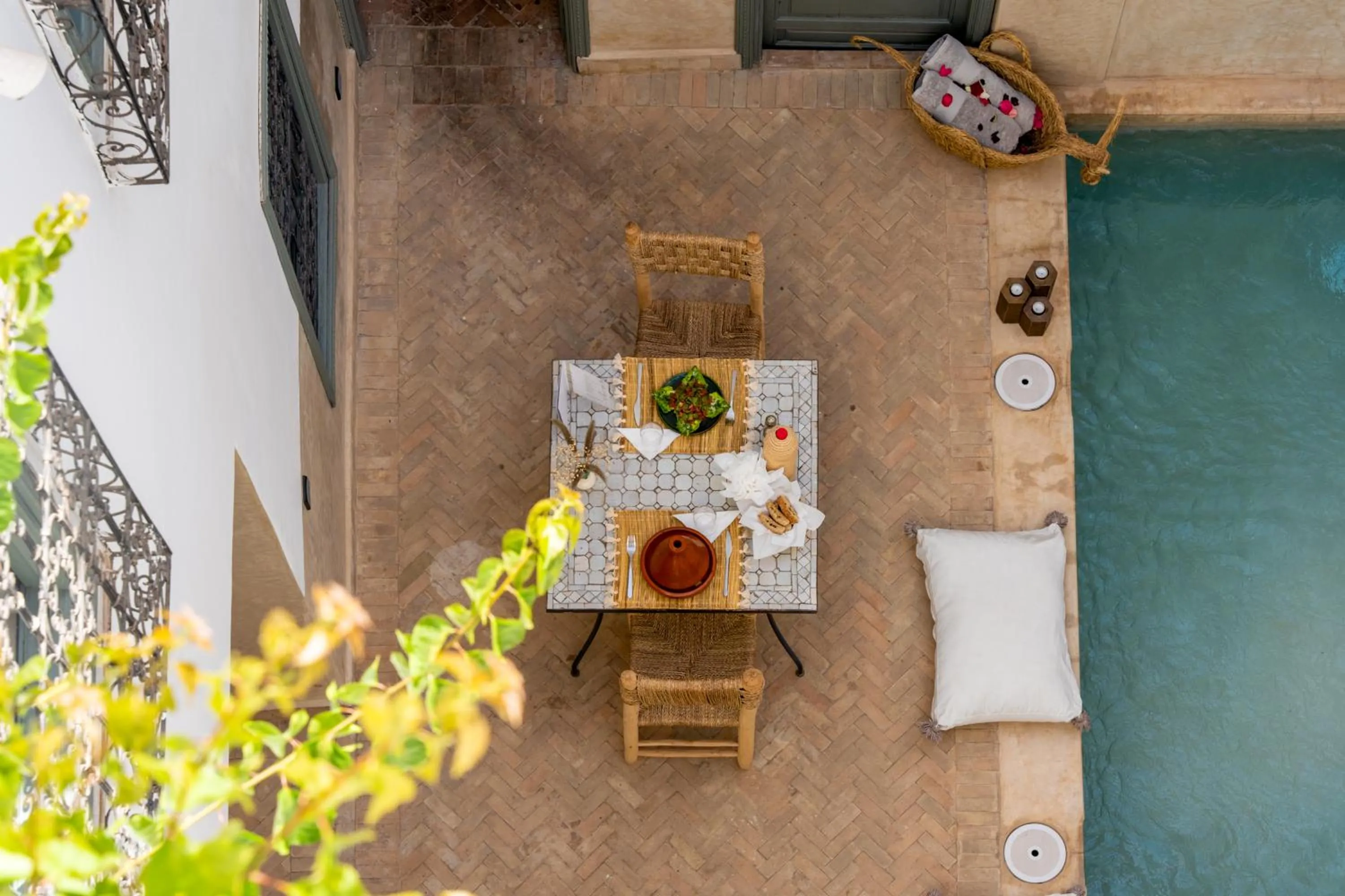 Pool view in Riad Nafora