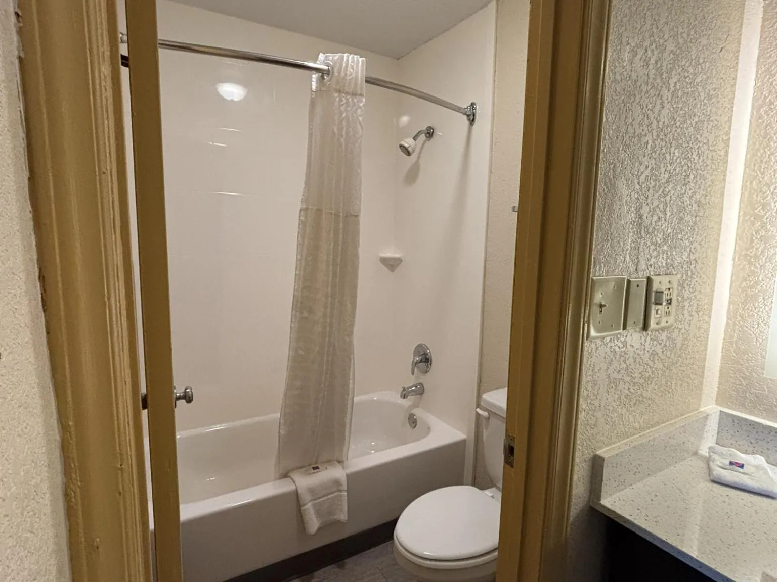 Bathroom in Studio 6 Suites Charlotte, NC Northlake