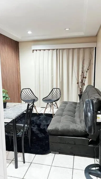 Living room in Flat Mobiliado na Beira Mar