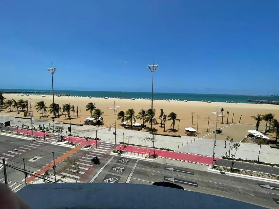 Beach in Flat Mobiliado na Beira Mar