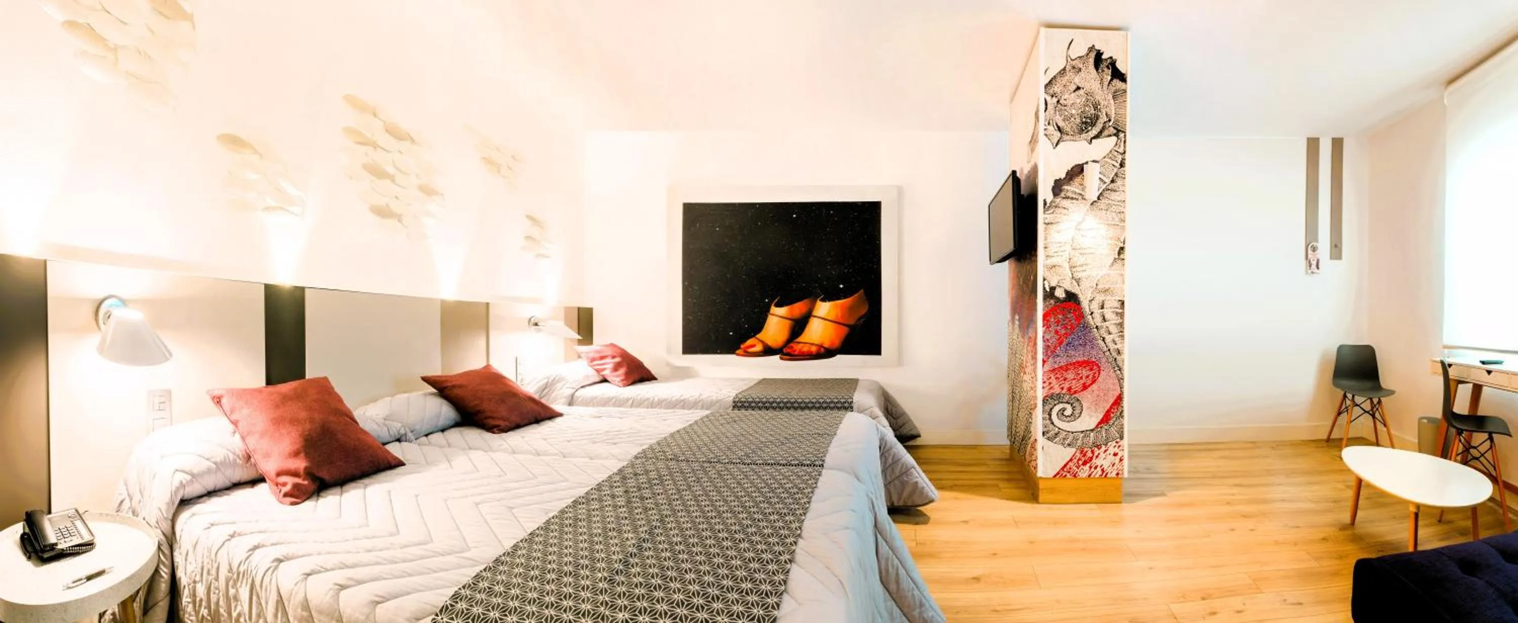 Bed in Hotel Olympus