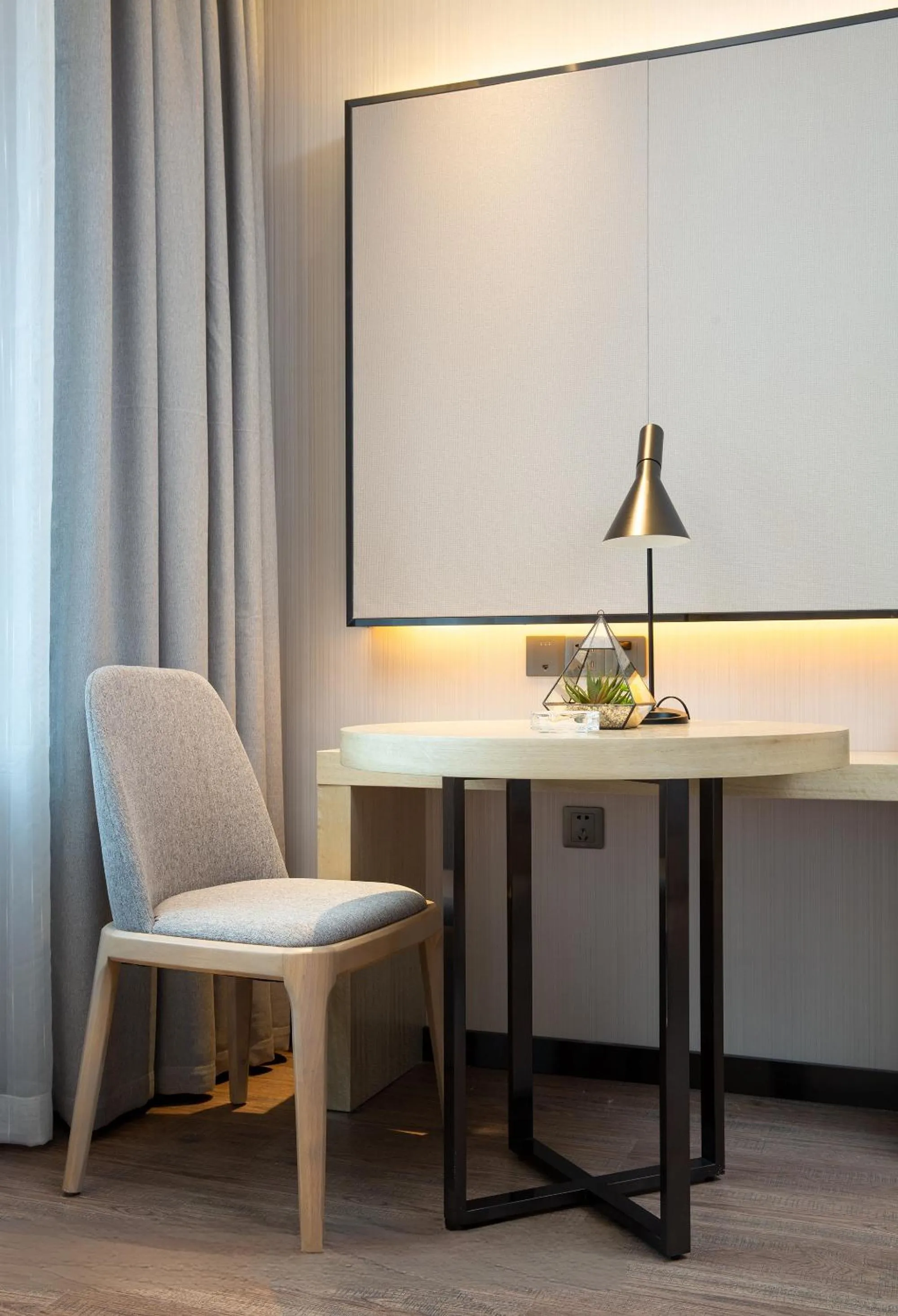 Seating area in Echarm Hotel Changsha Huangxing Avenue Airport Store