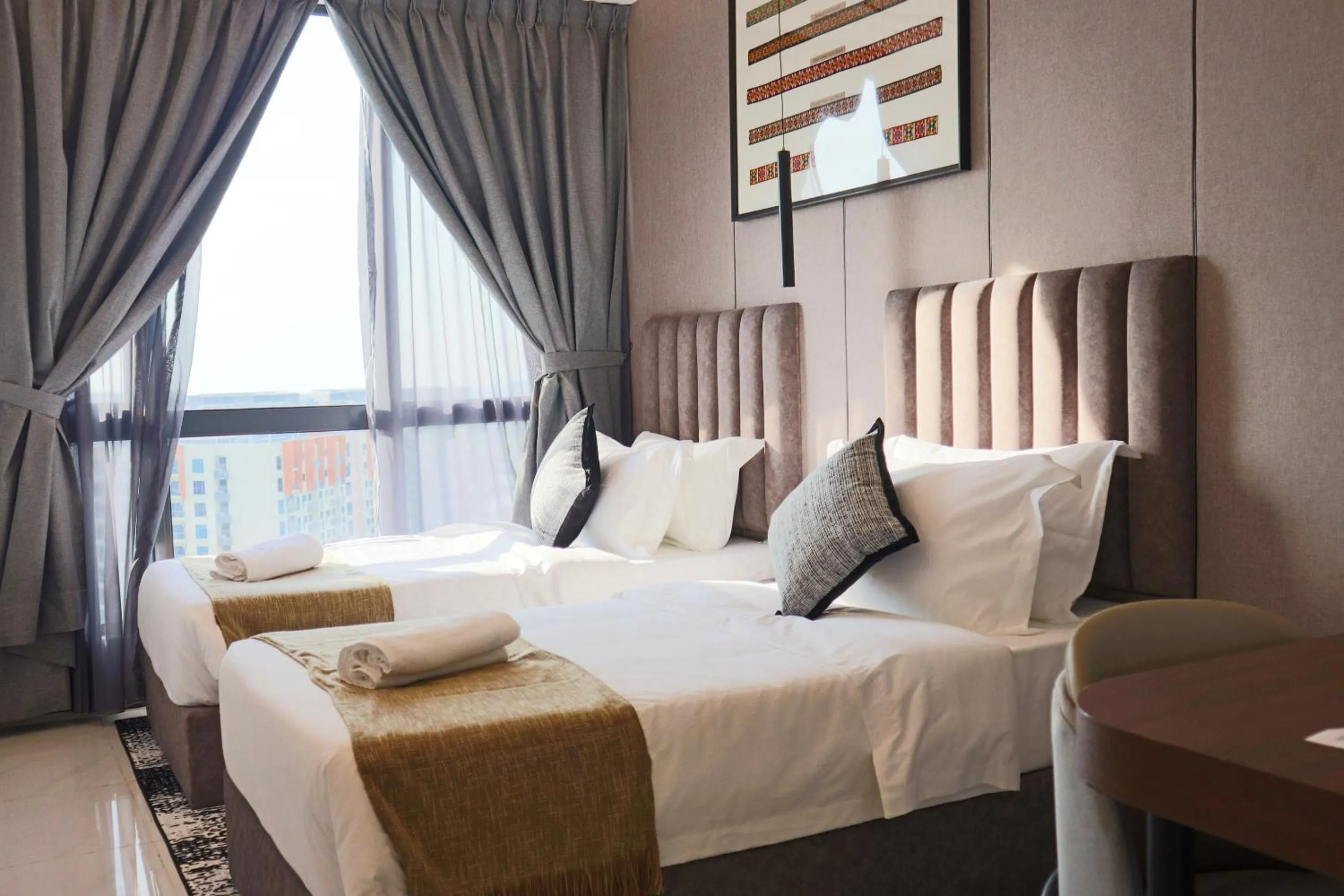 Bed in The SIGAR Hotel at Sutera Bay