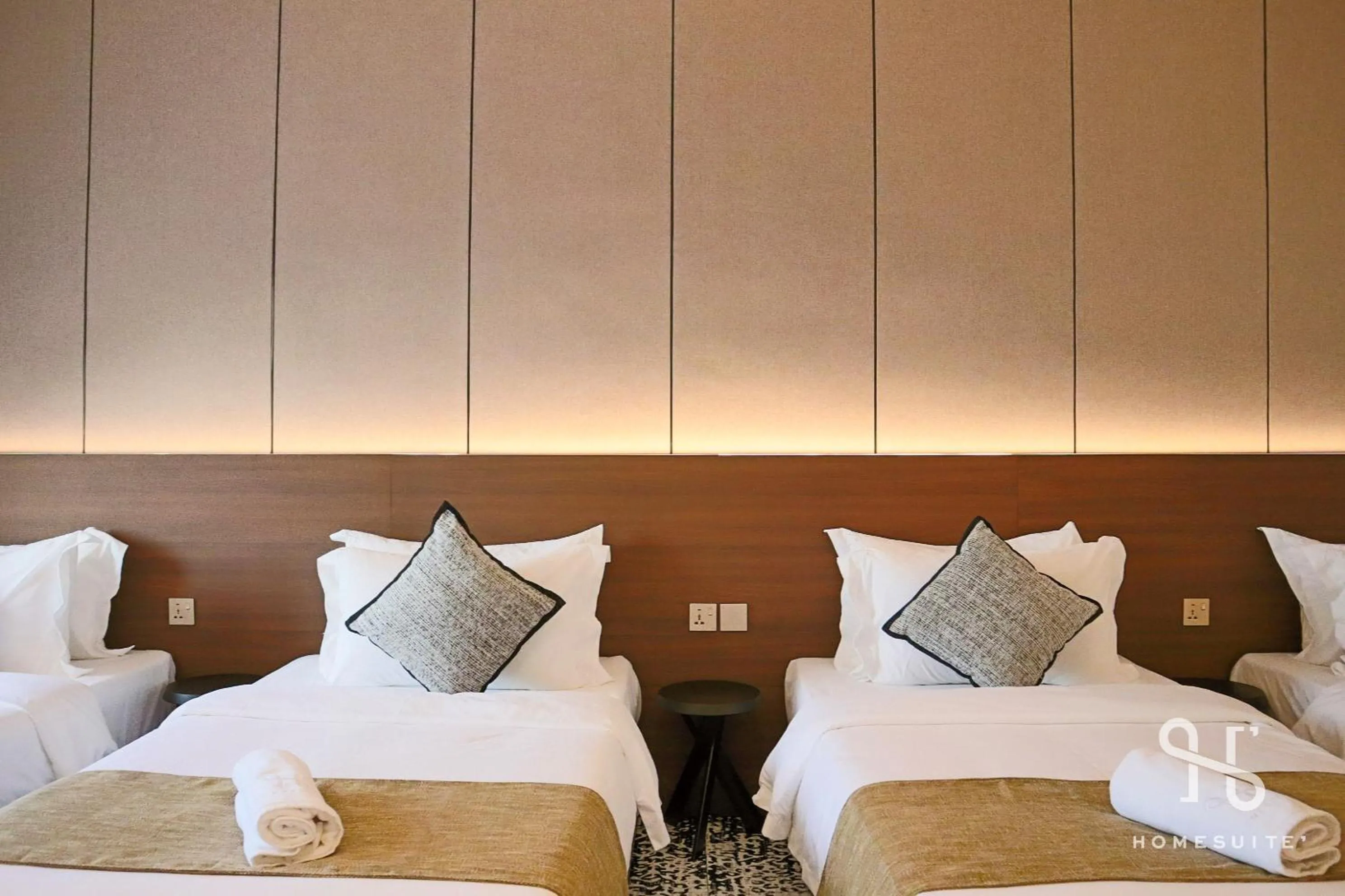 Bed in The SIGAR Hotel at Sutera Bay