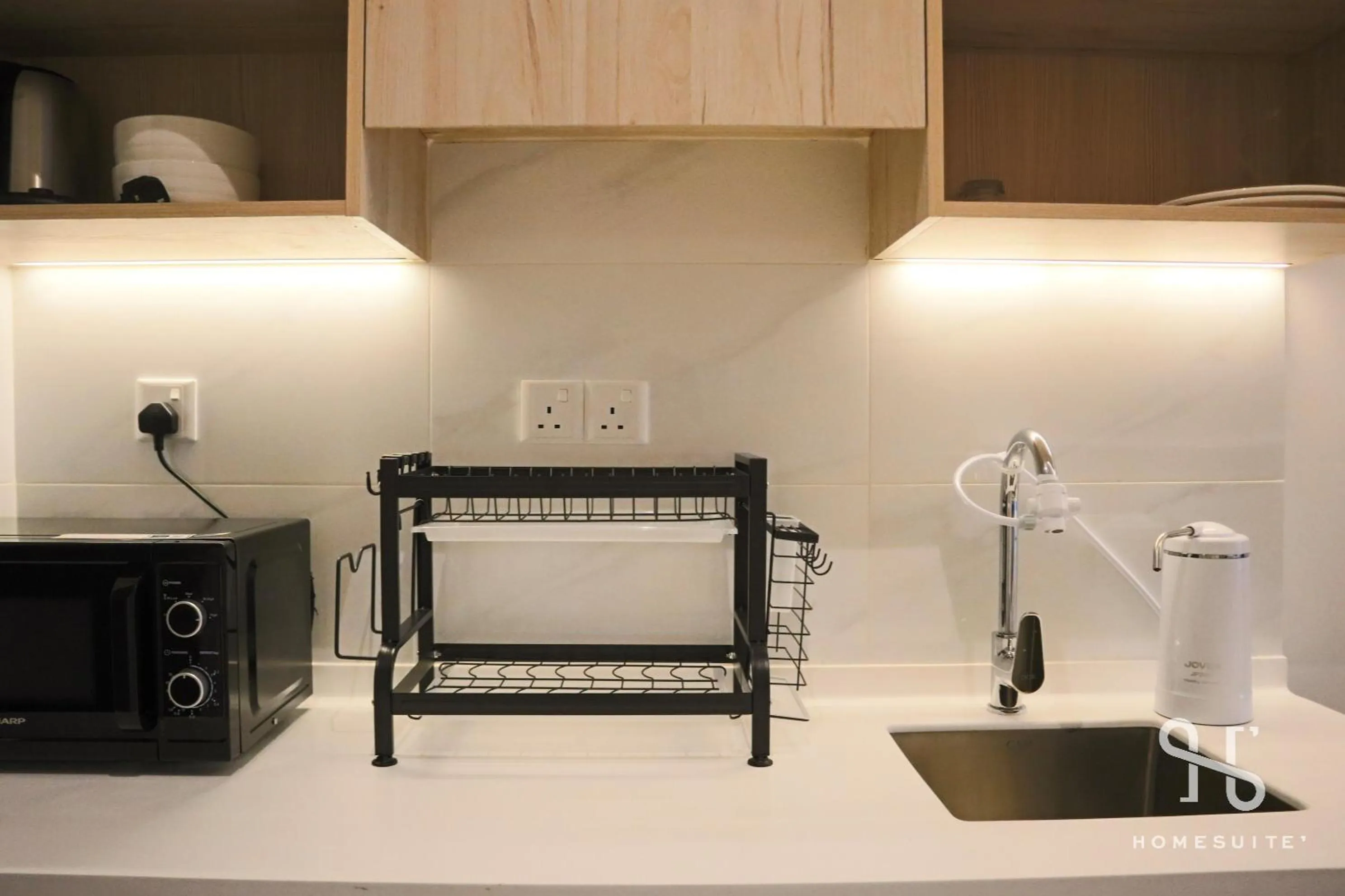 Kitchen or kitchenette in The SIGAR Hotel at Sutera Bay