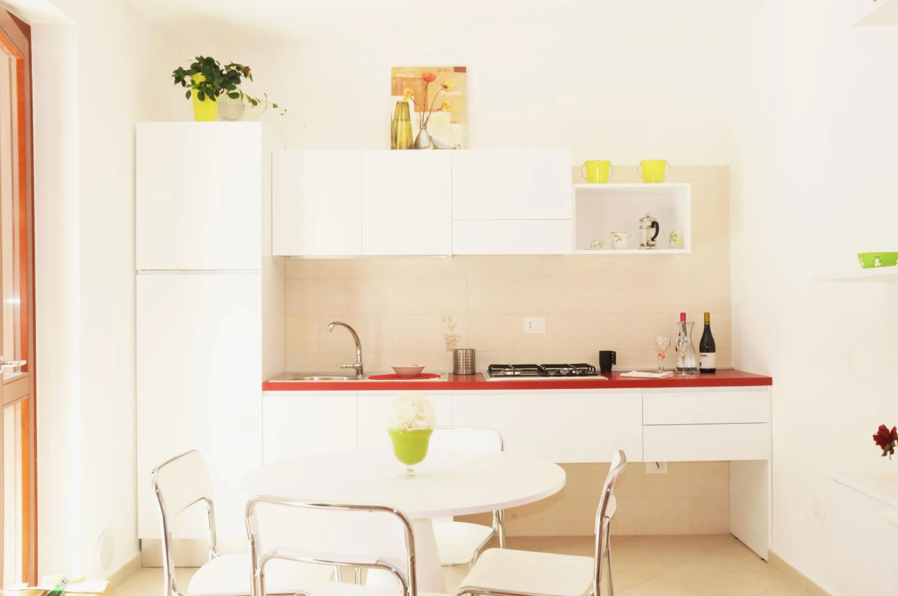 Kitchen or kitchenette in Settessenze Residence & Rooms