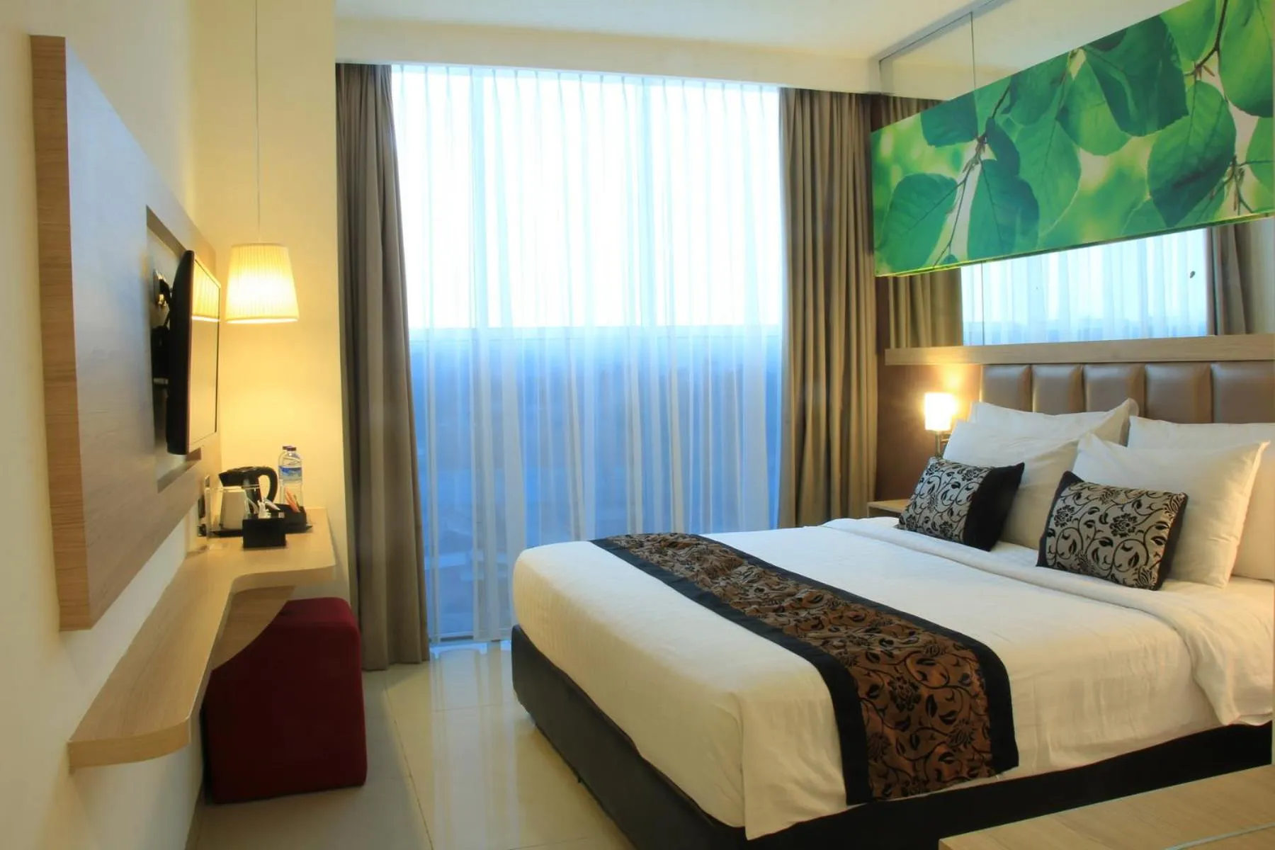 Bed in Hotel Agria Bogor