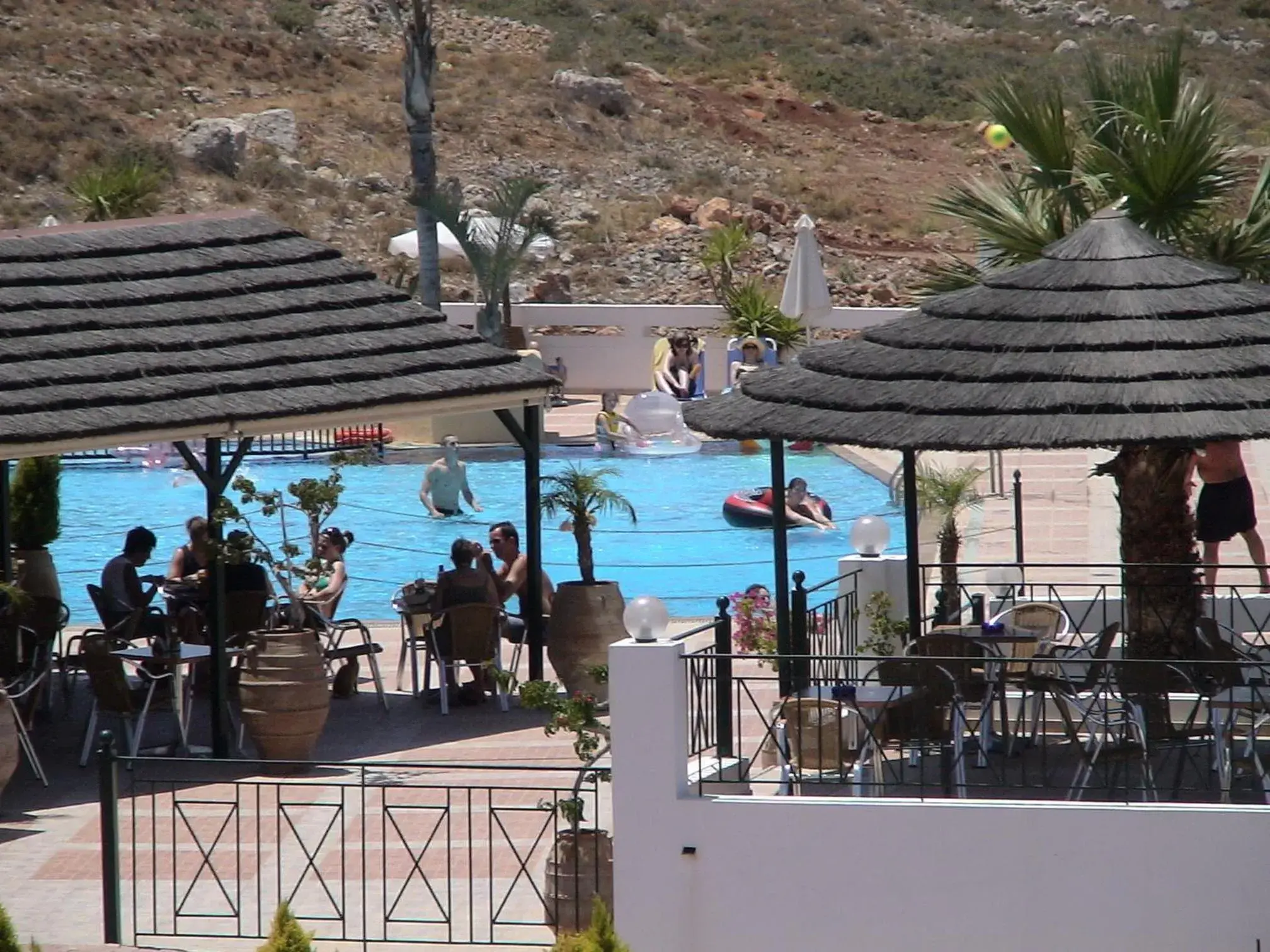 Swimming pool in 'Lindian Myth' Sea View Studios Swimming pool in 'Lindian Myth' Sea View Studios