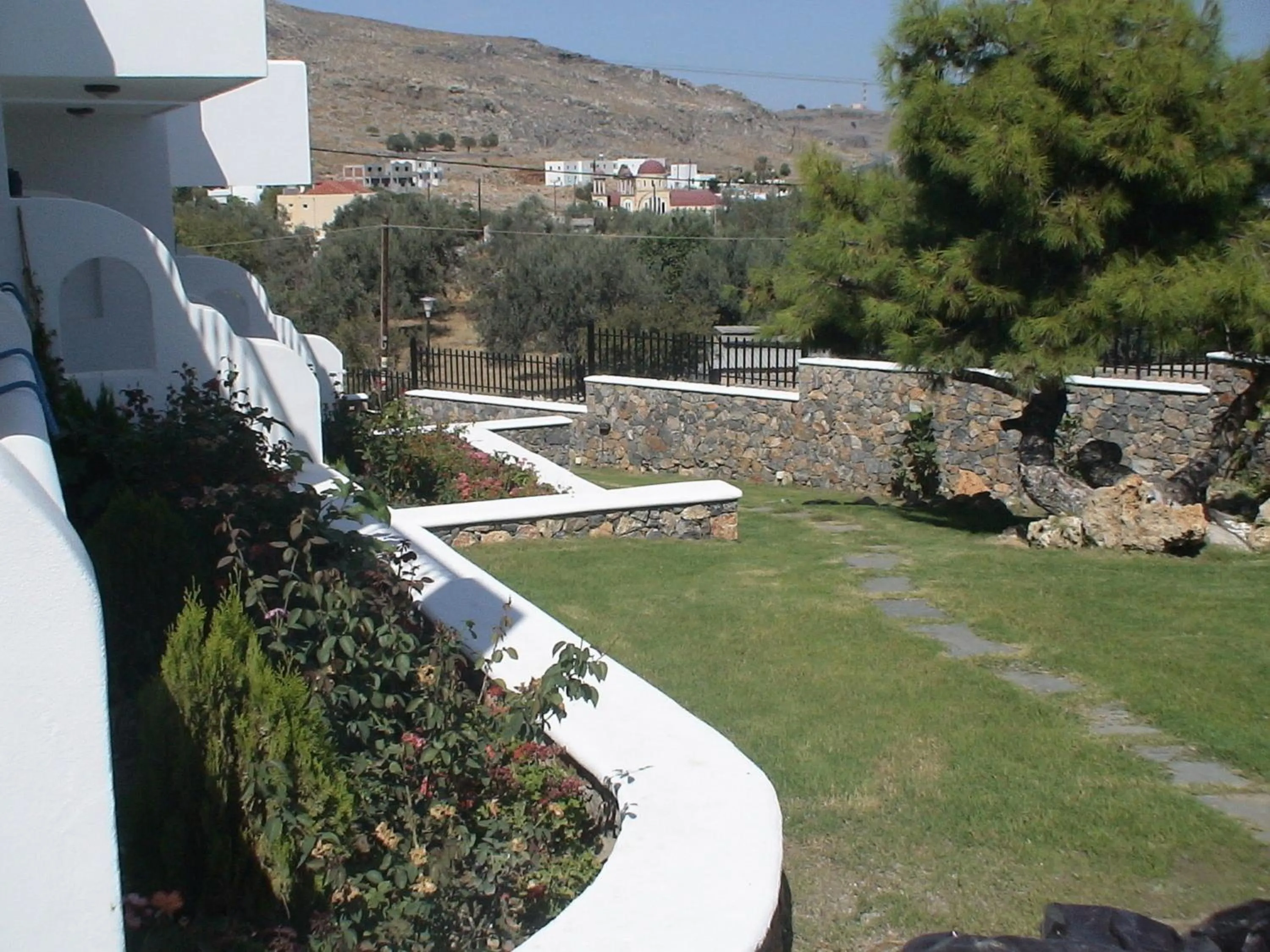 Garden in 'Lindian Myth' Sea View Studios