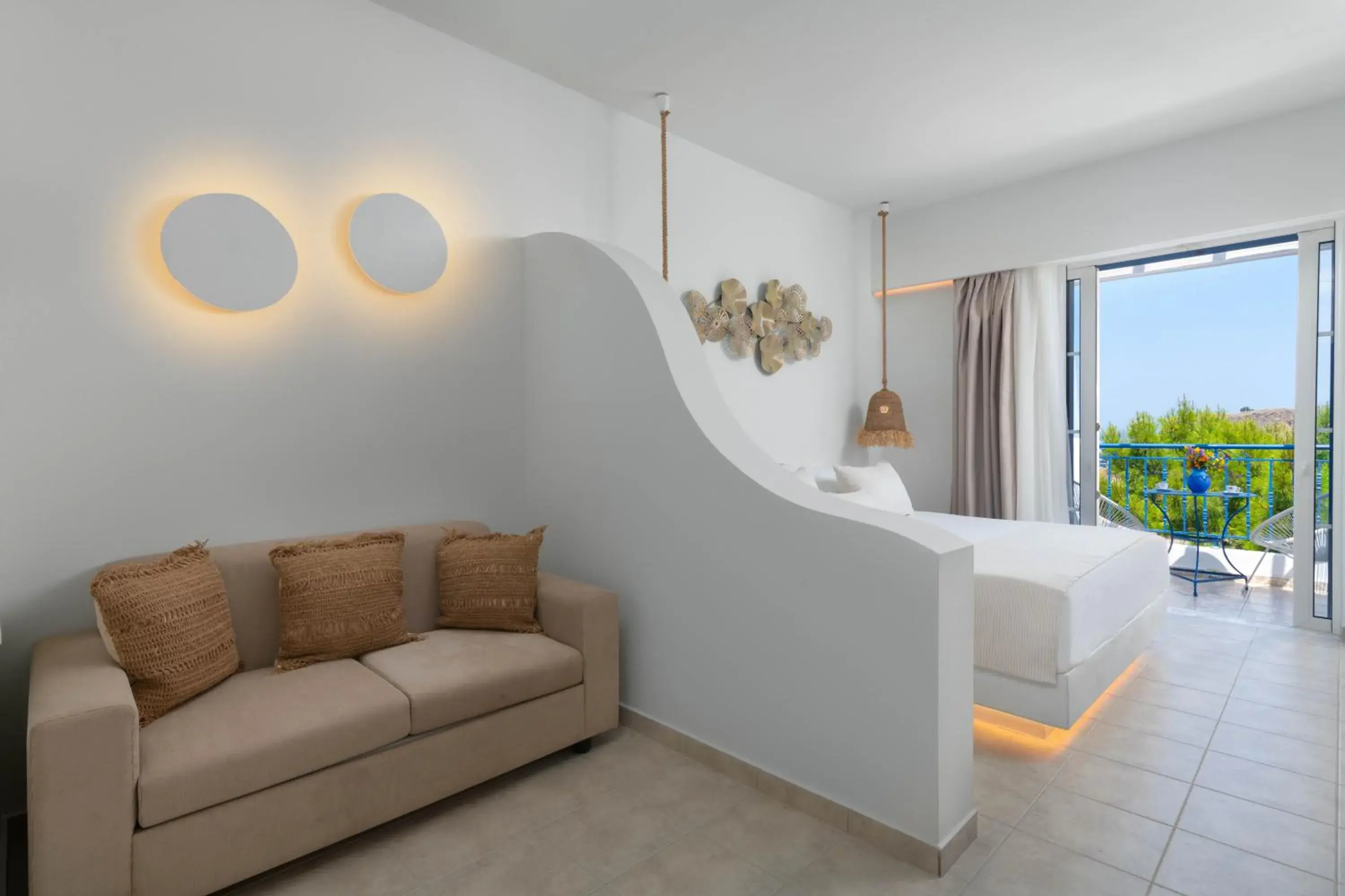 Photo of the whole room in 'Lindian Myth' Sea View Studios Photo of the whole room in 'Lindian Myth' Sea View Studios