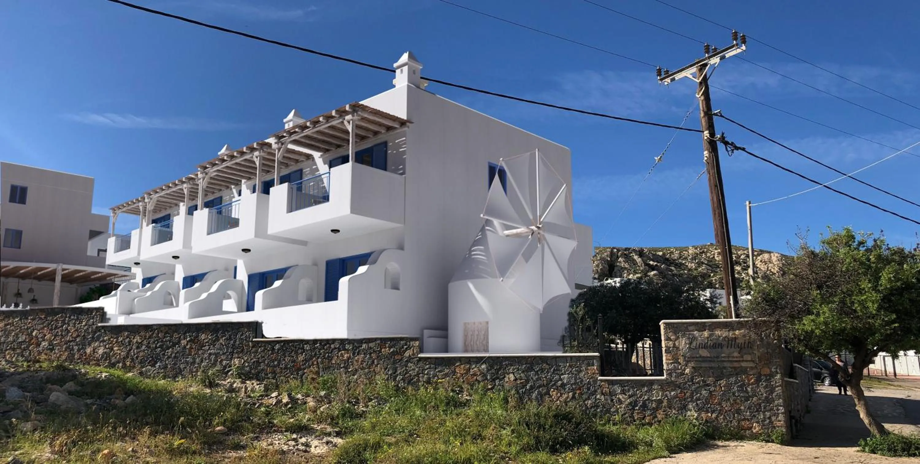 Property building in 'Lindian Myth' Sea View Studios