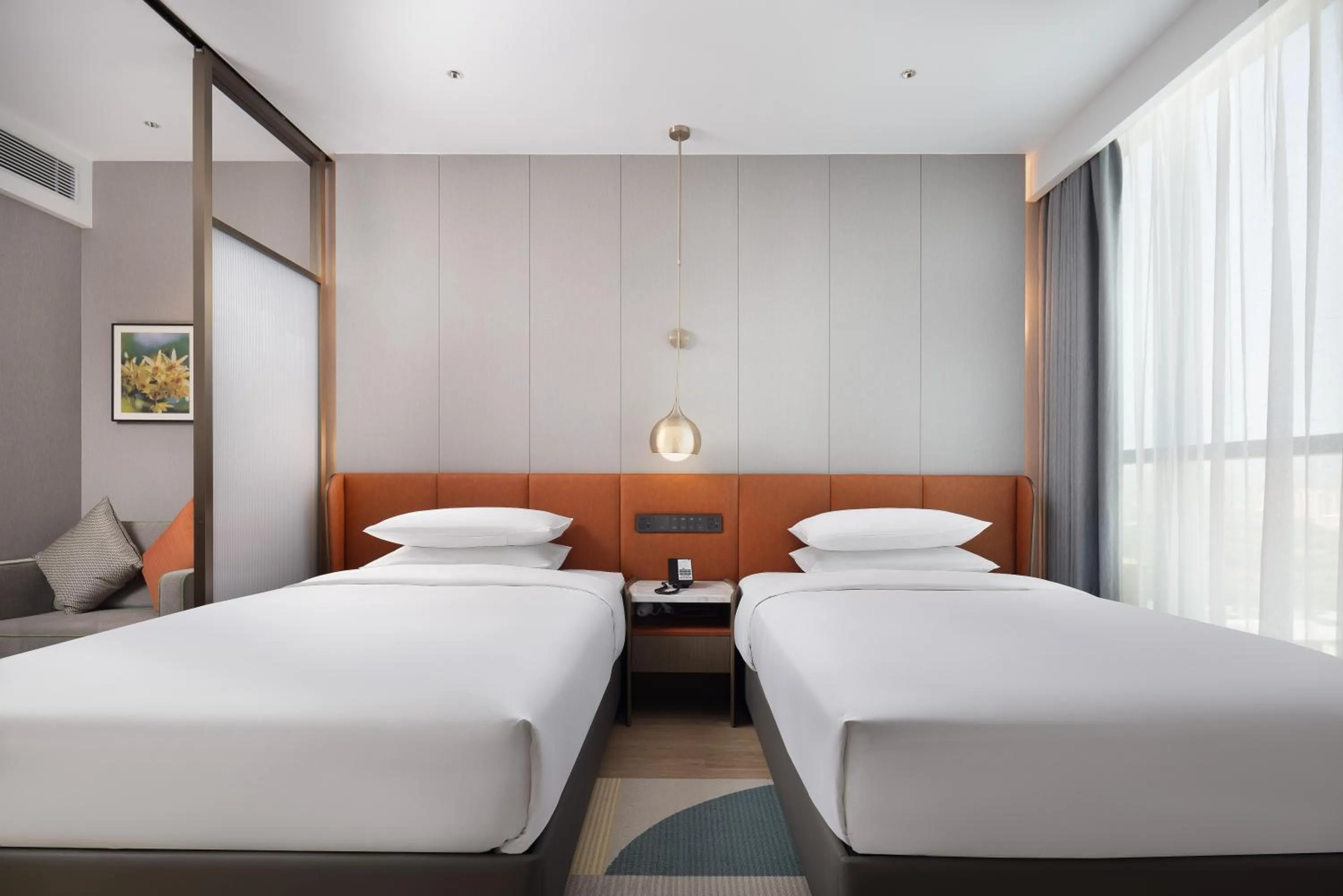 Bed in Home2 Suite by Hilton Chengdu Huaizhou New Town